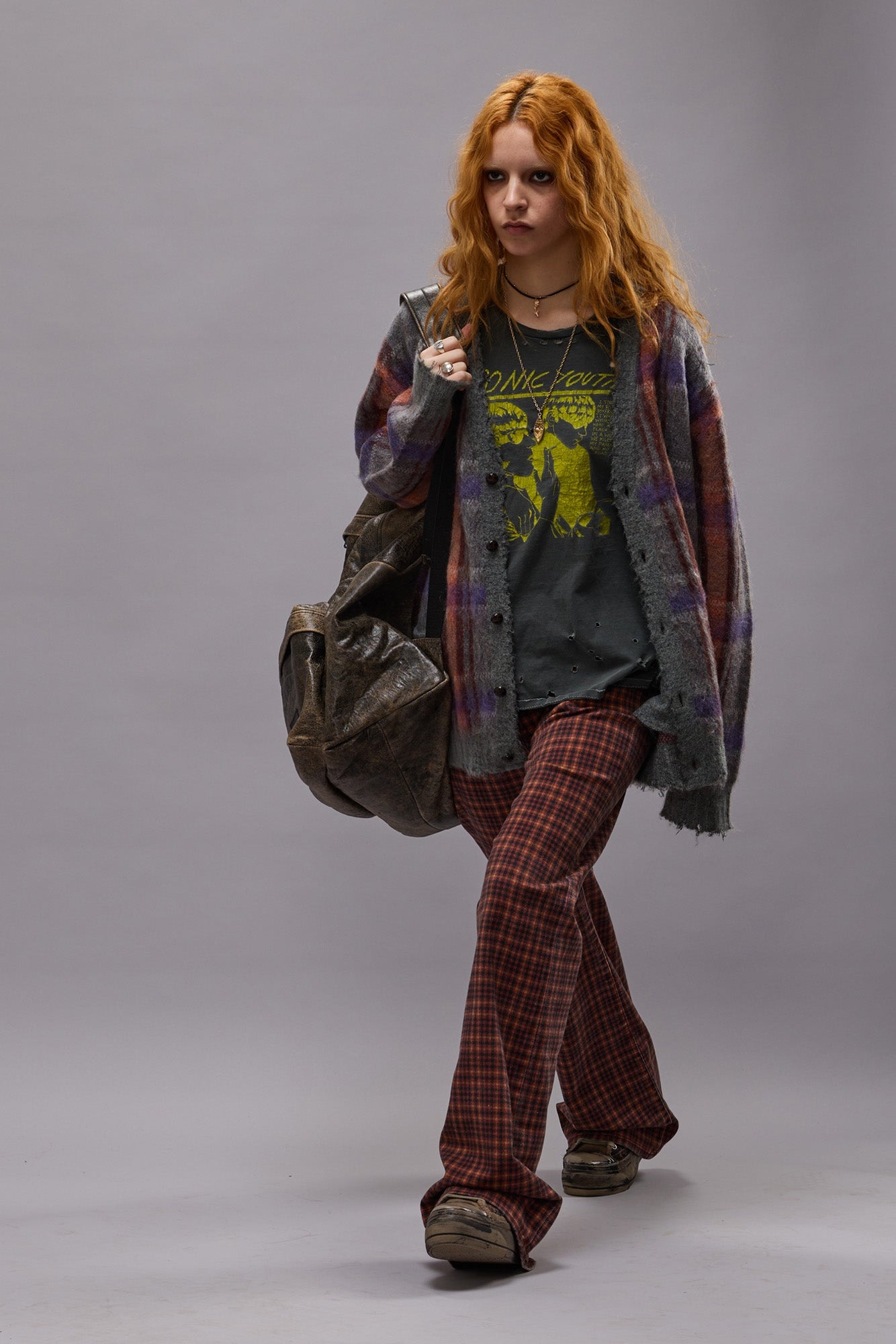 JANE JEAN - PRINTED AUBURN PLAID - R13 - 3