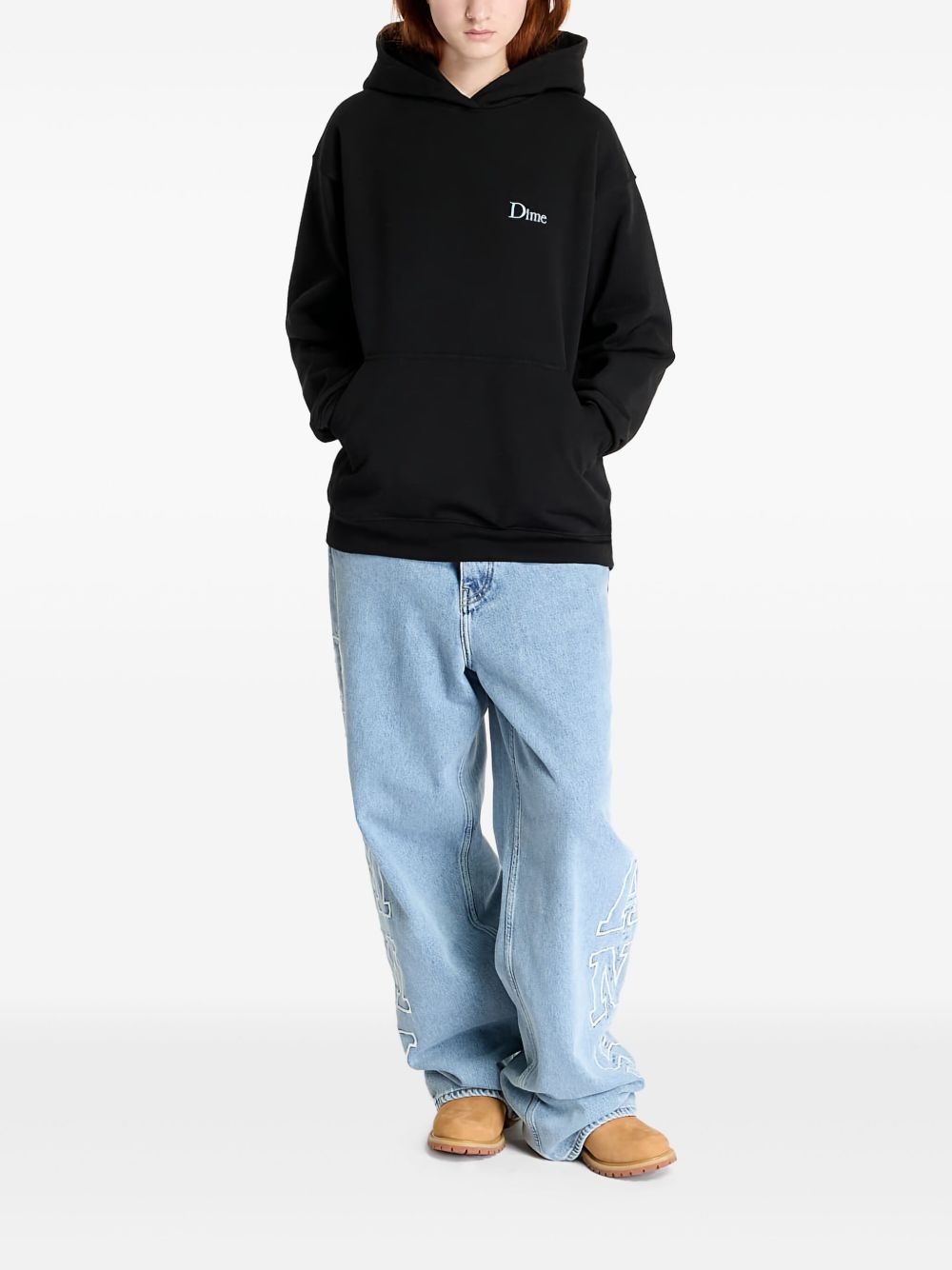 small-logo hoodie - 3