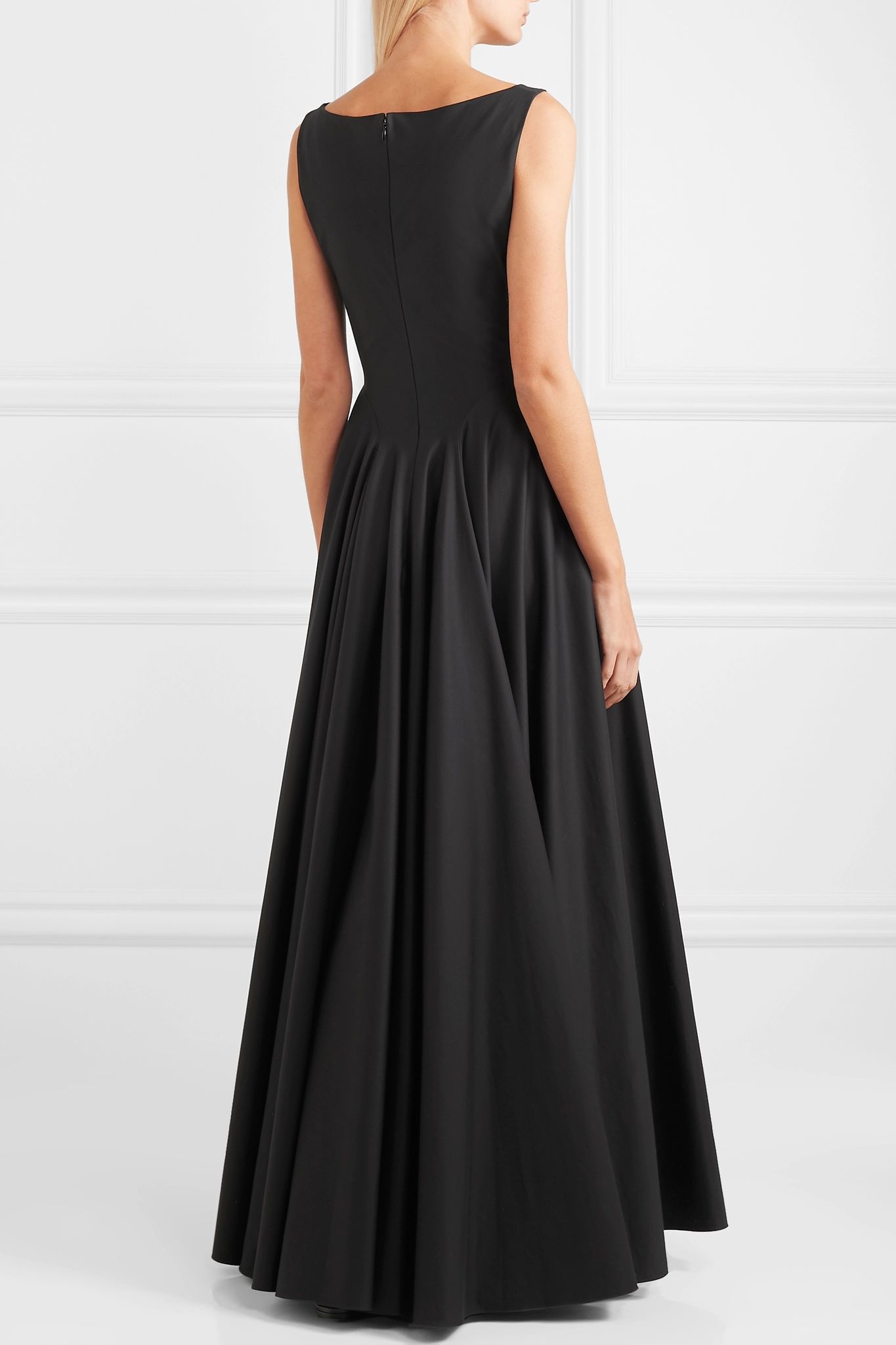 Cotton-gabardine maxi dress - 4