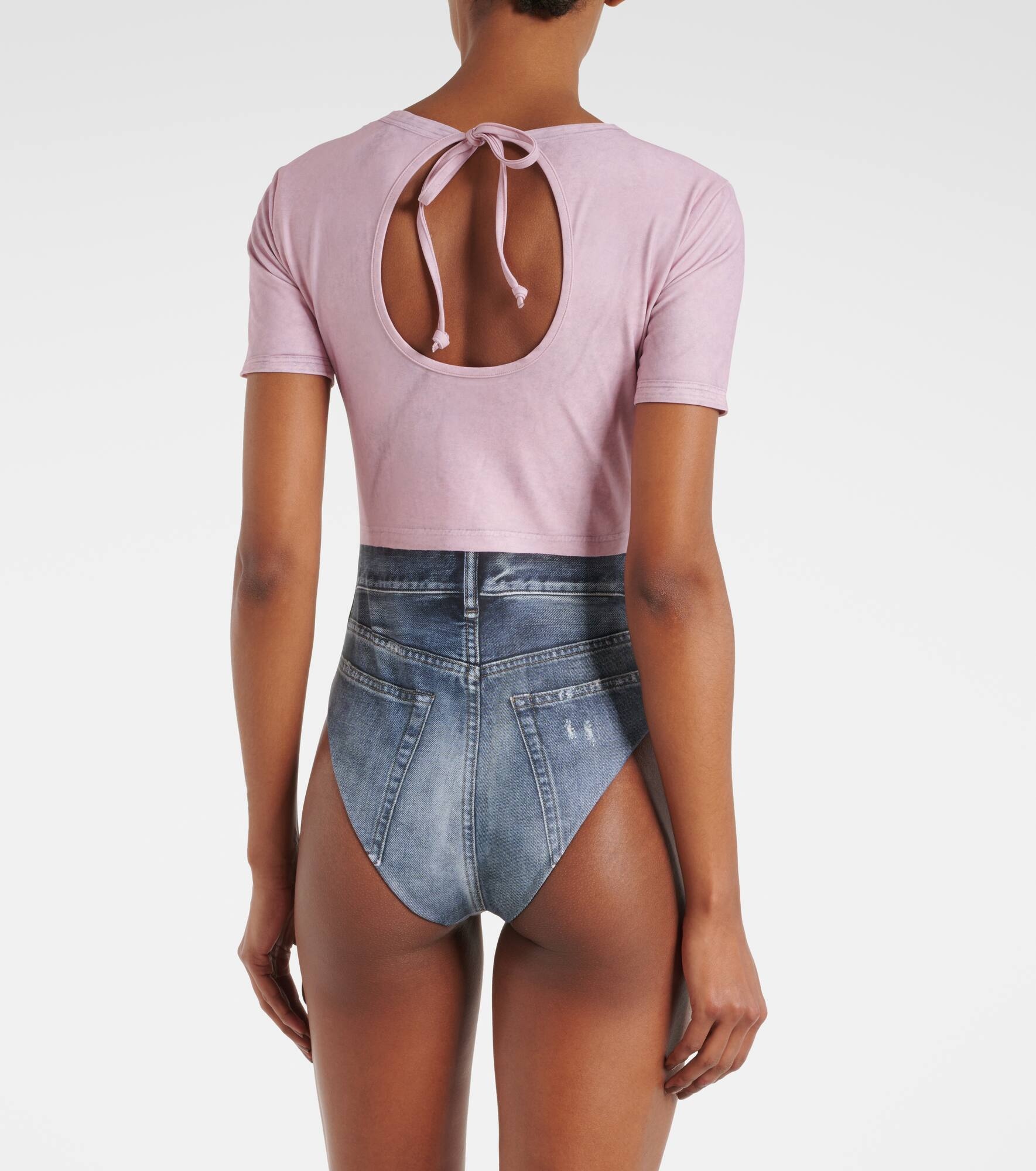 Etee printed rashguard swimsuit - 3