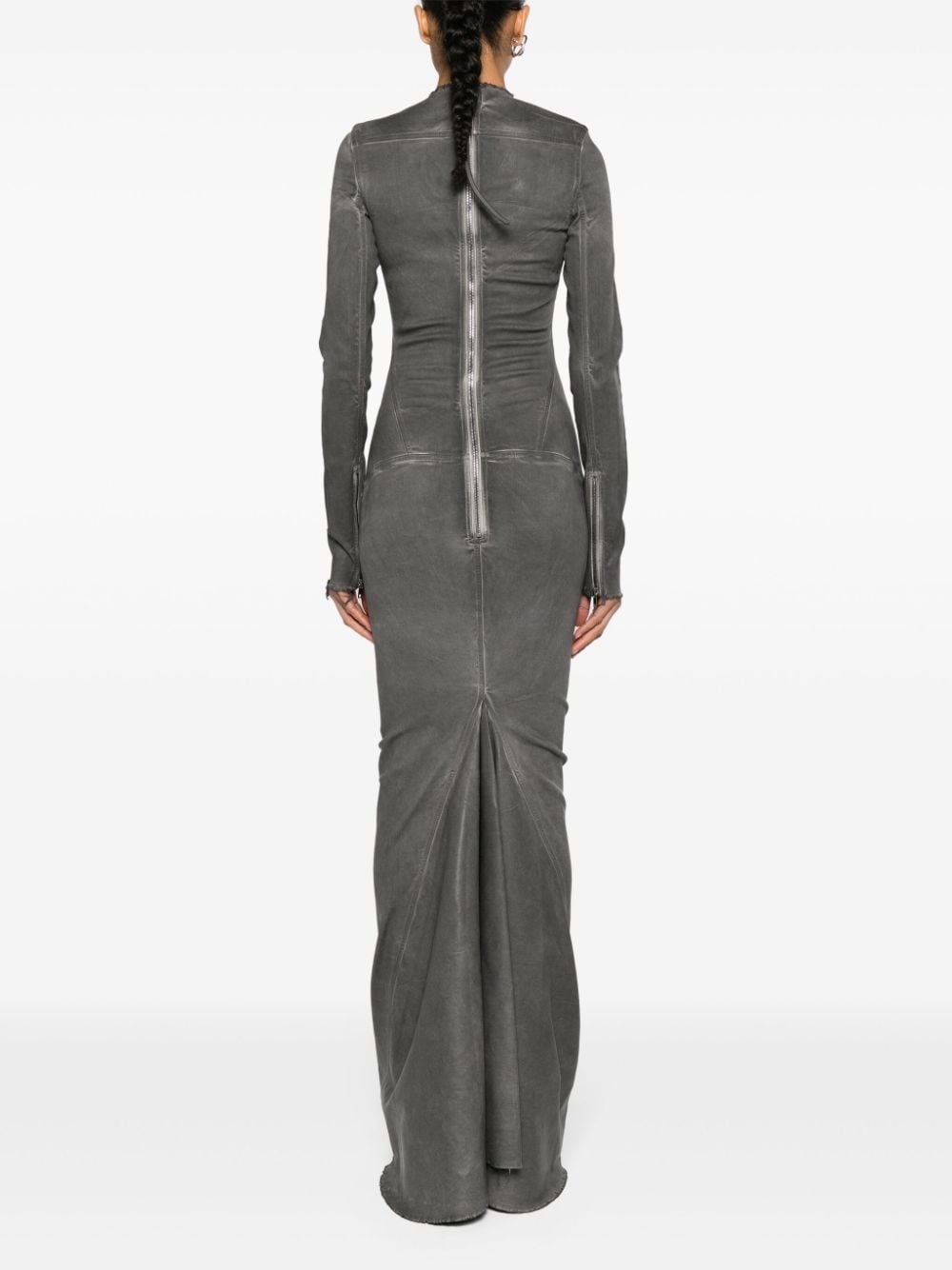 Edfu Al washed-denim gown - 4