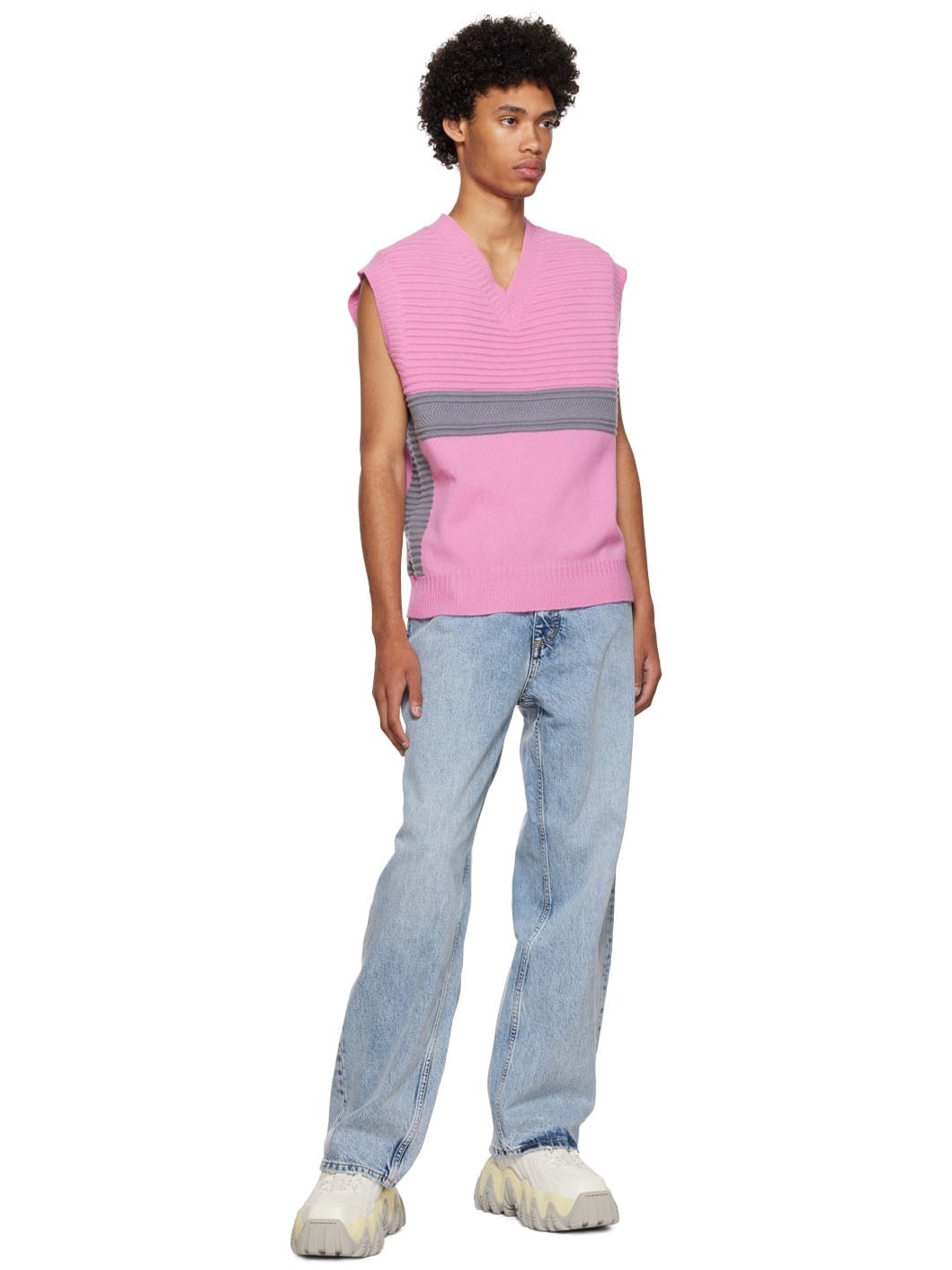 SSENSE Exclusive Pink Mane Vest - 4