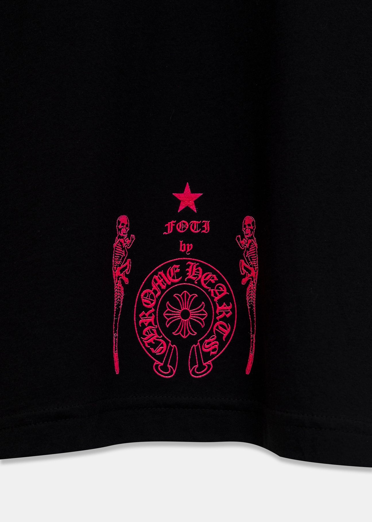 Chrome Hearts Black Red Foti Tee - 5