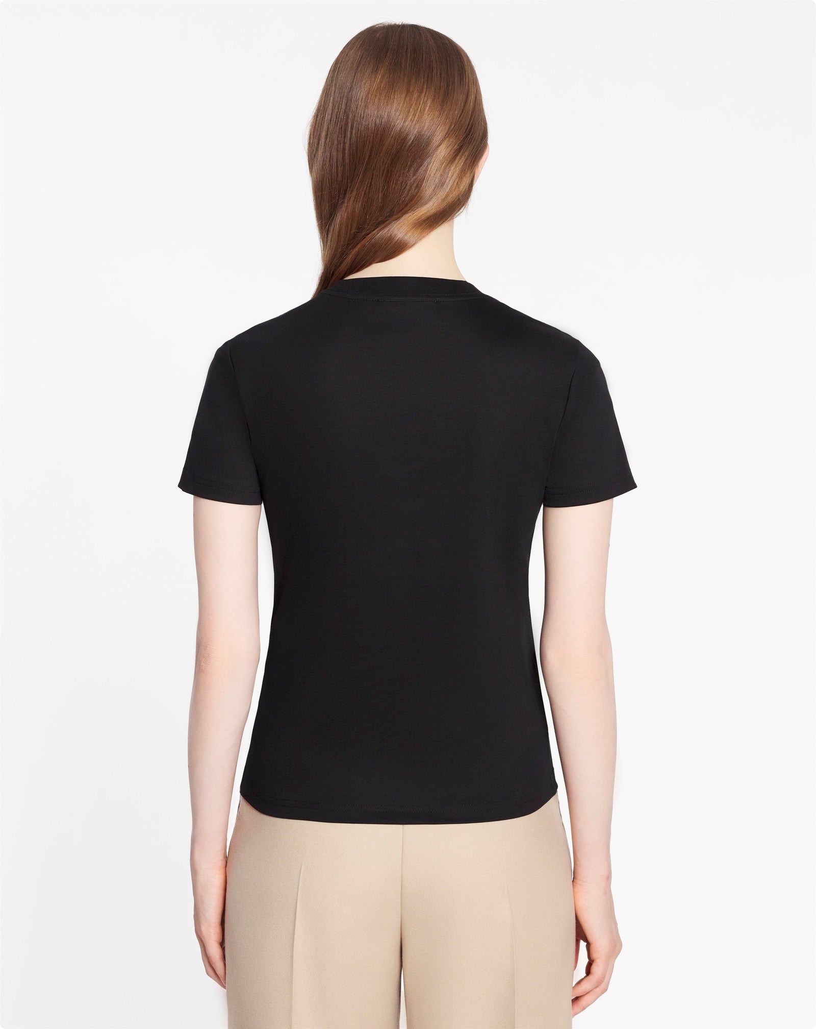 CLASSIC FIT LANVIN EMBROIDERED T-SHIRT - 4