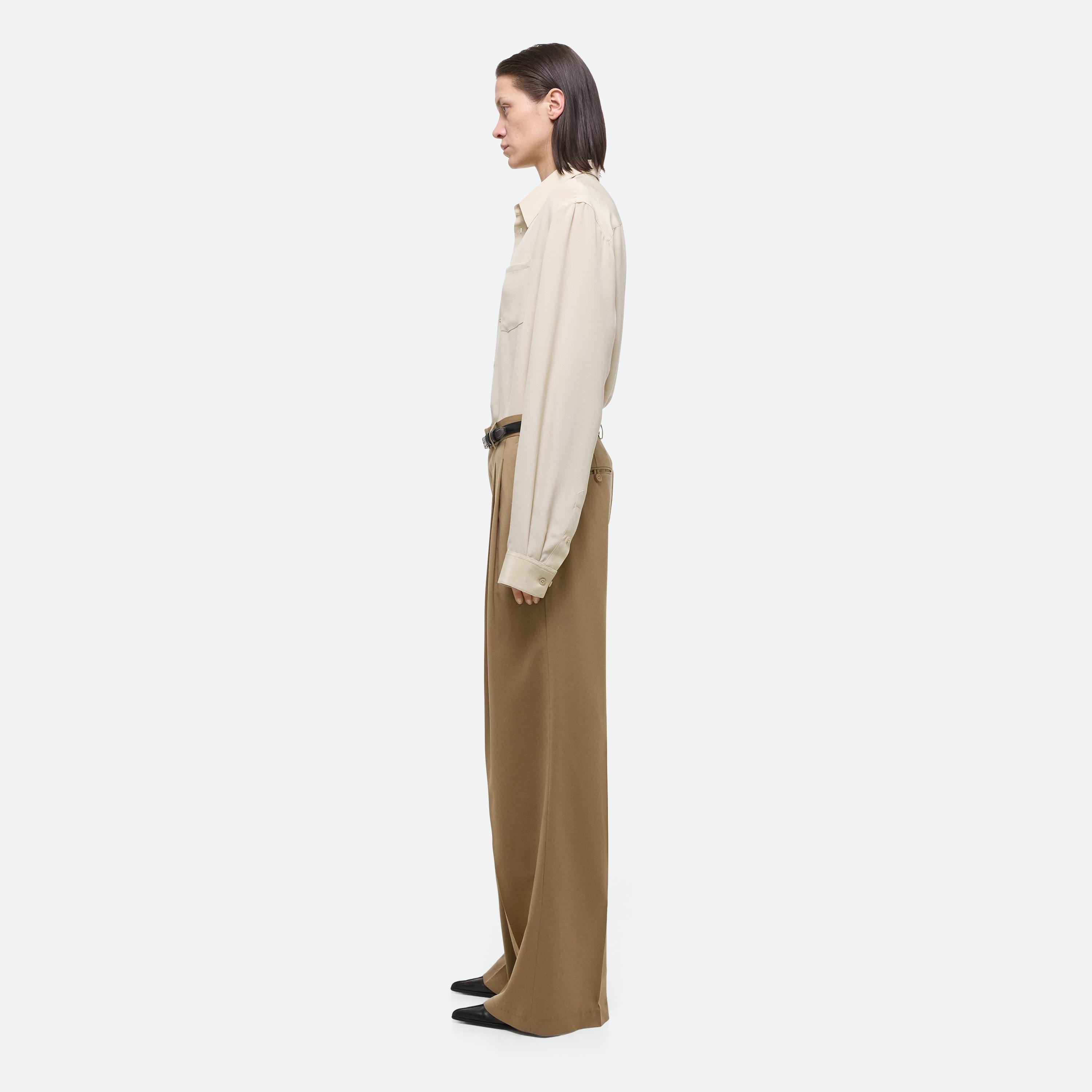 DOUBLE PLEATED PANTS - 4