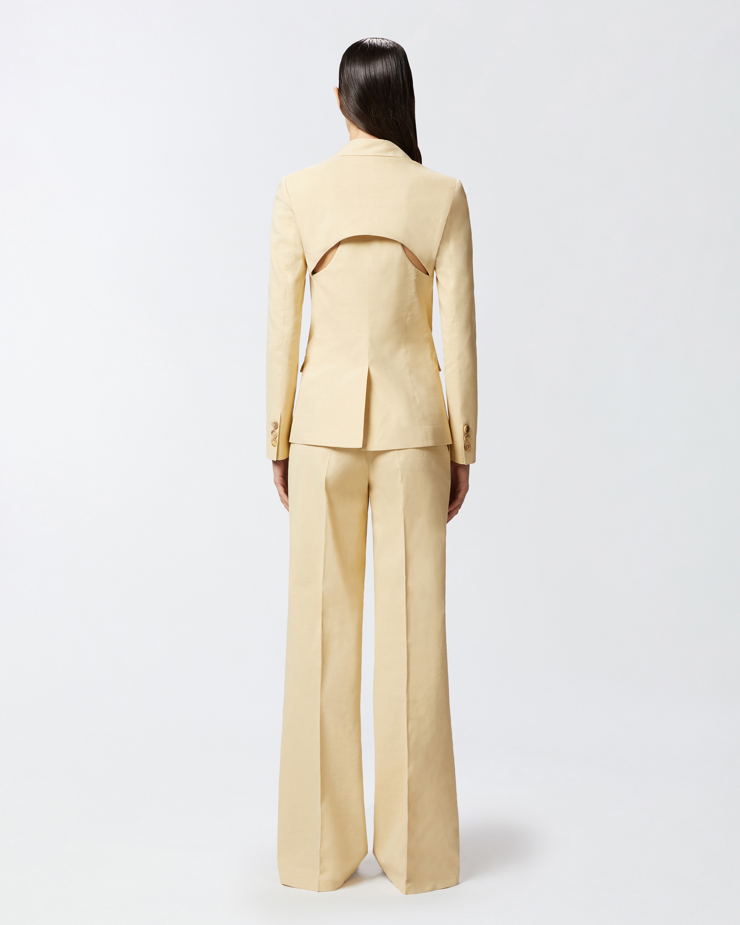 ジャケット PINKO OGNI VOLTA LINEN BLAZER WITH BACK OPENINGS PINKO LINEN BLAZER WITH OPENINGS ON THE BACK | REVERSIBLE
