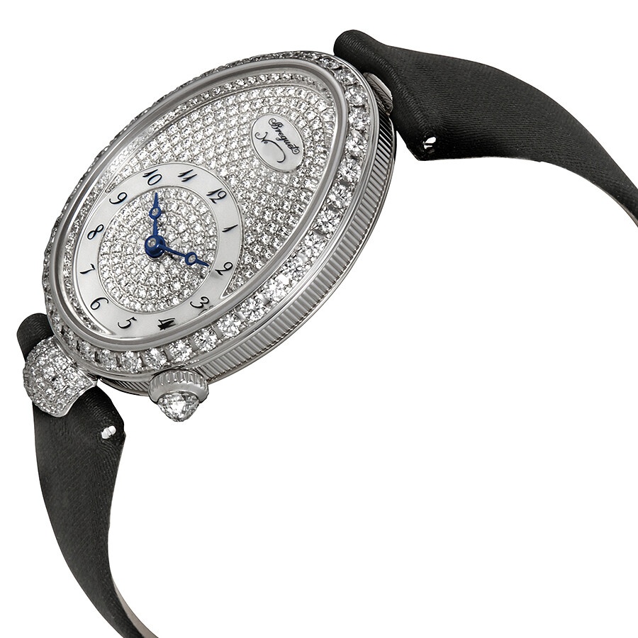 Breguet Reine de Naples Diamond Pave Dial Ladies Watch 8928BB/8D/844.DD0D - 2