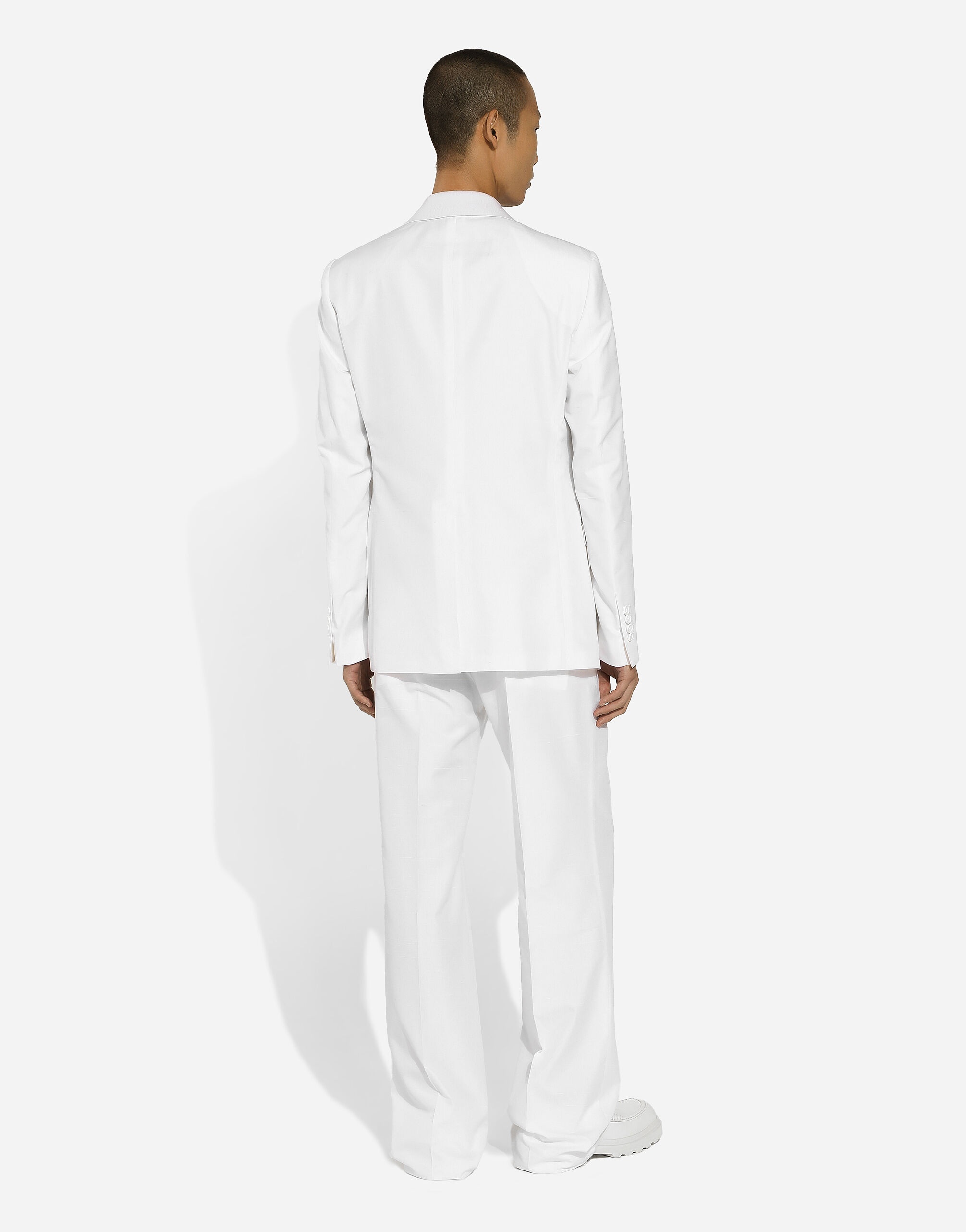 Silk polo-shirt with signature - 3