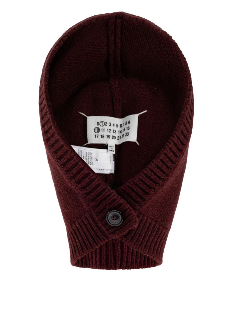 Maison Margiela MARGIELA BEANIE  - BURGUNDY outlook
