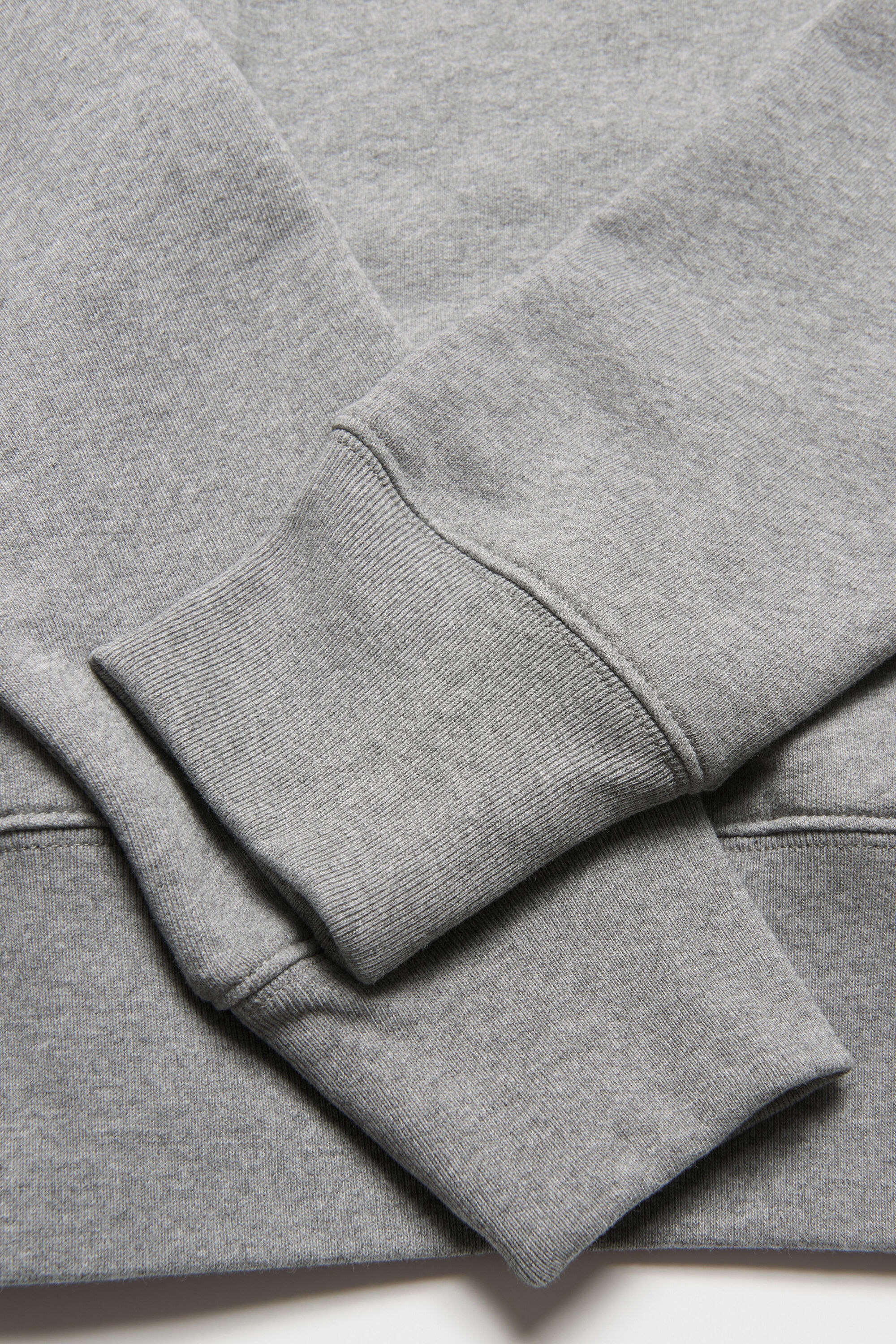 Crew neck sweater - Regular fit - Light Grey Melange - 4