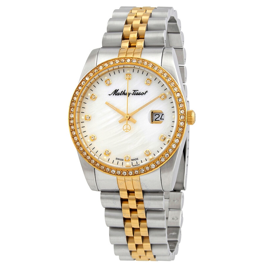 Mathey-Tissot - Mathey-Tissot Mathy IV Mother of Pearl Dial Men's Watch H709BQI - 1