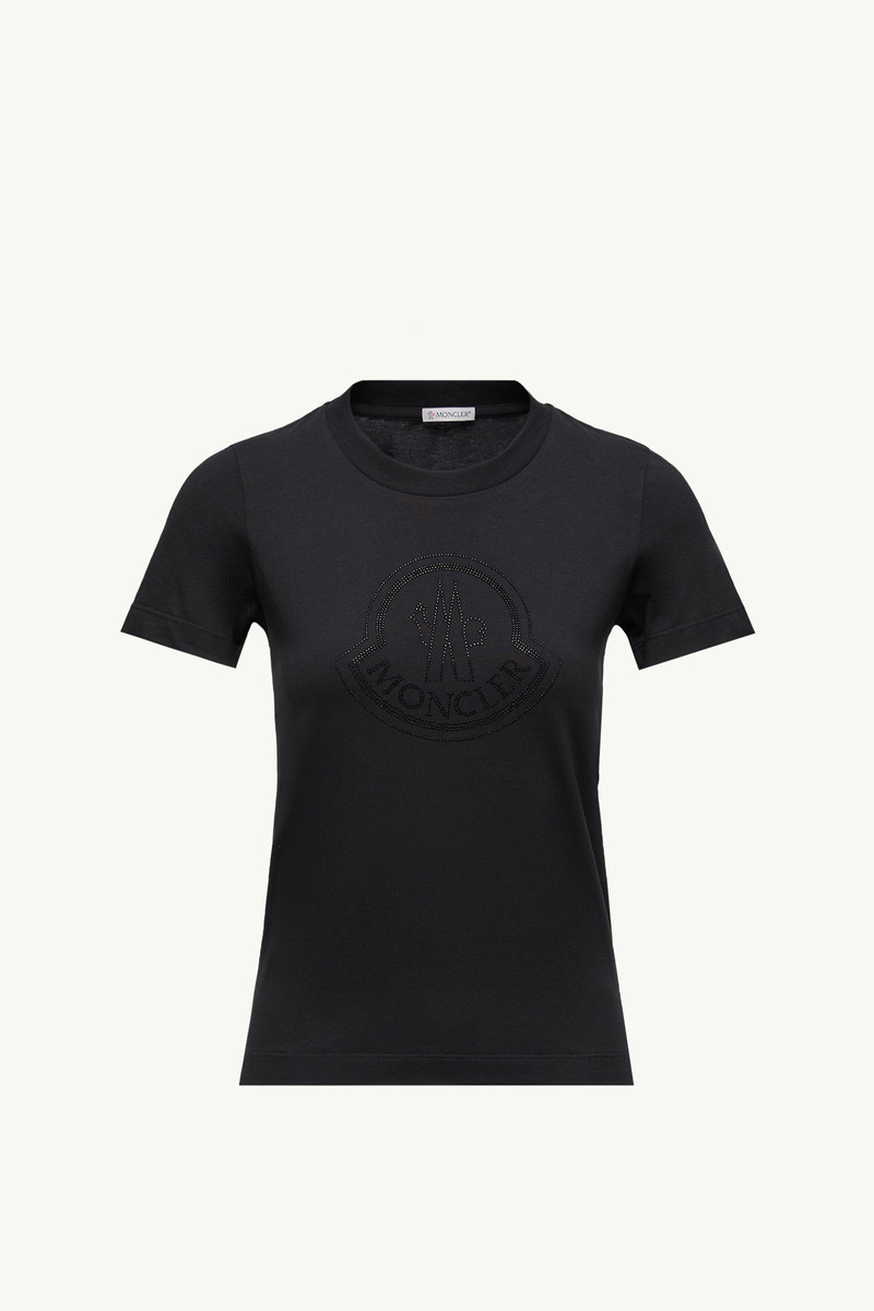 Crystal Logo Cotton T-Shirt 1