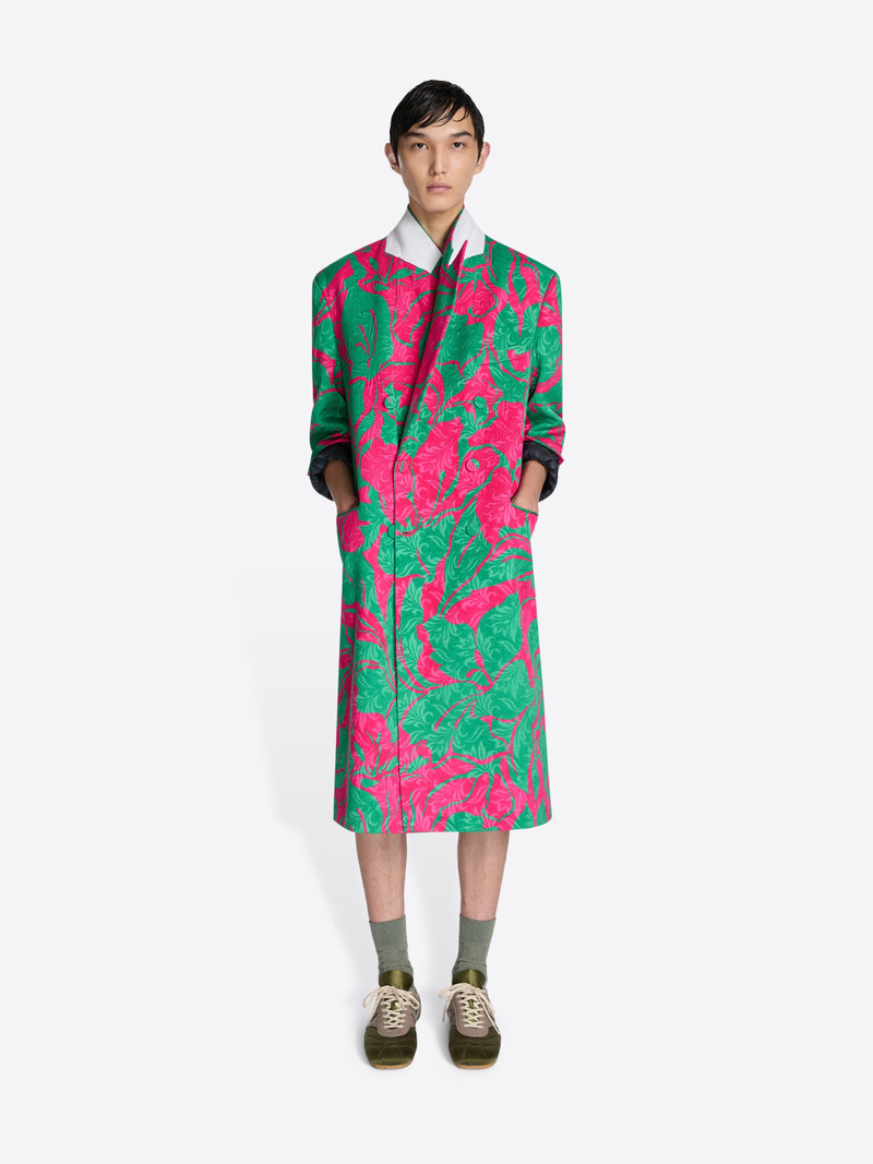 Dries Van Noten PRINTED JACQUARD COAT outlook