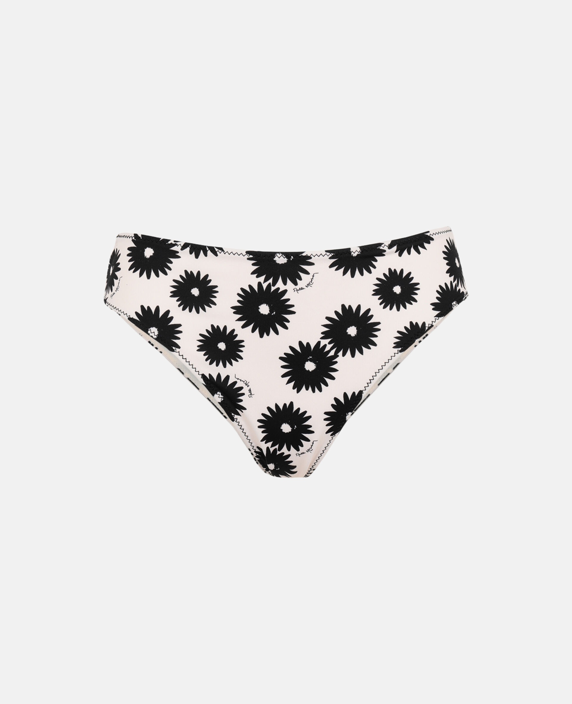Linda Floral Print High-Leg Bikini Bottoms - 1