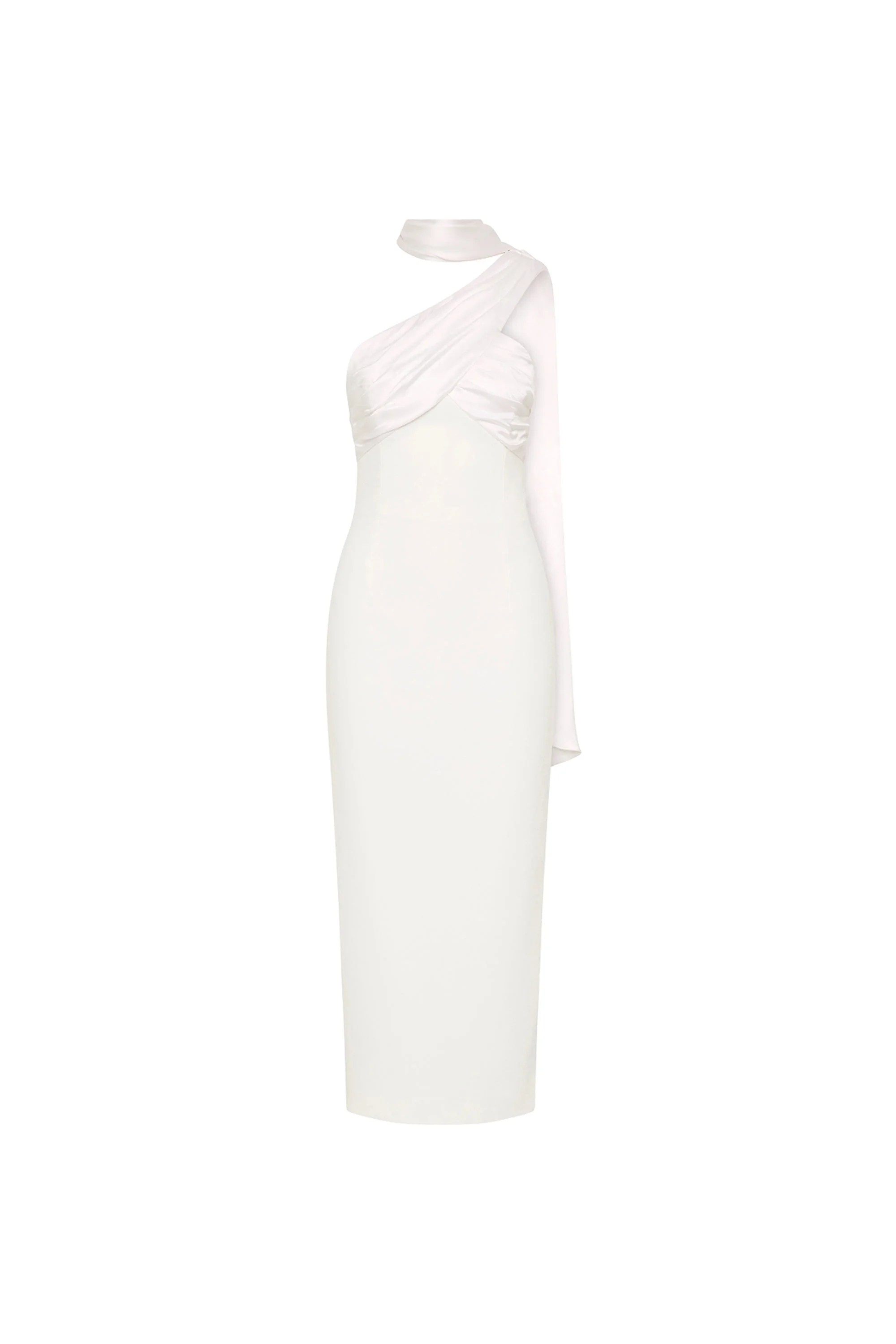 Atlas Halter Tie Midi Dress - 1