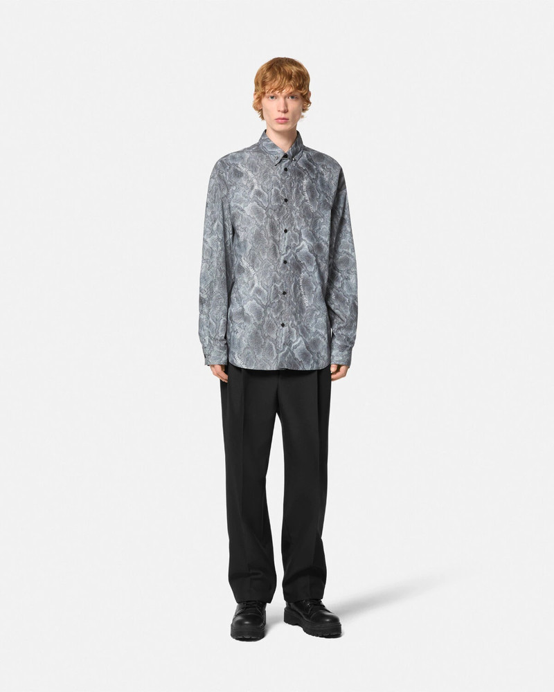 VERSACE JEANS COUTURE Lizard Piercing Relaxed-Fit Shirt outlook