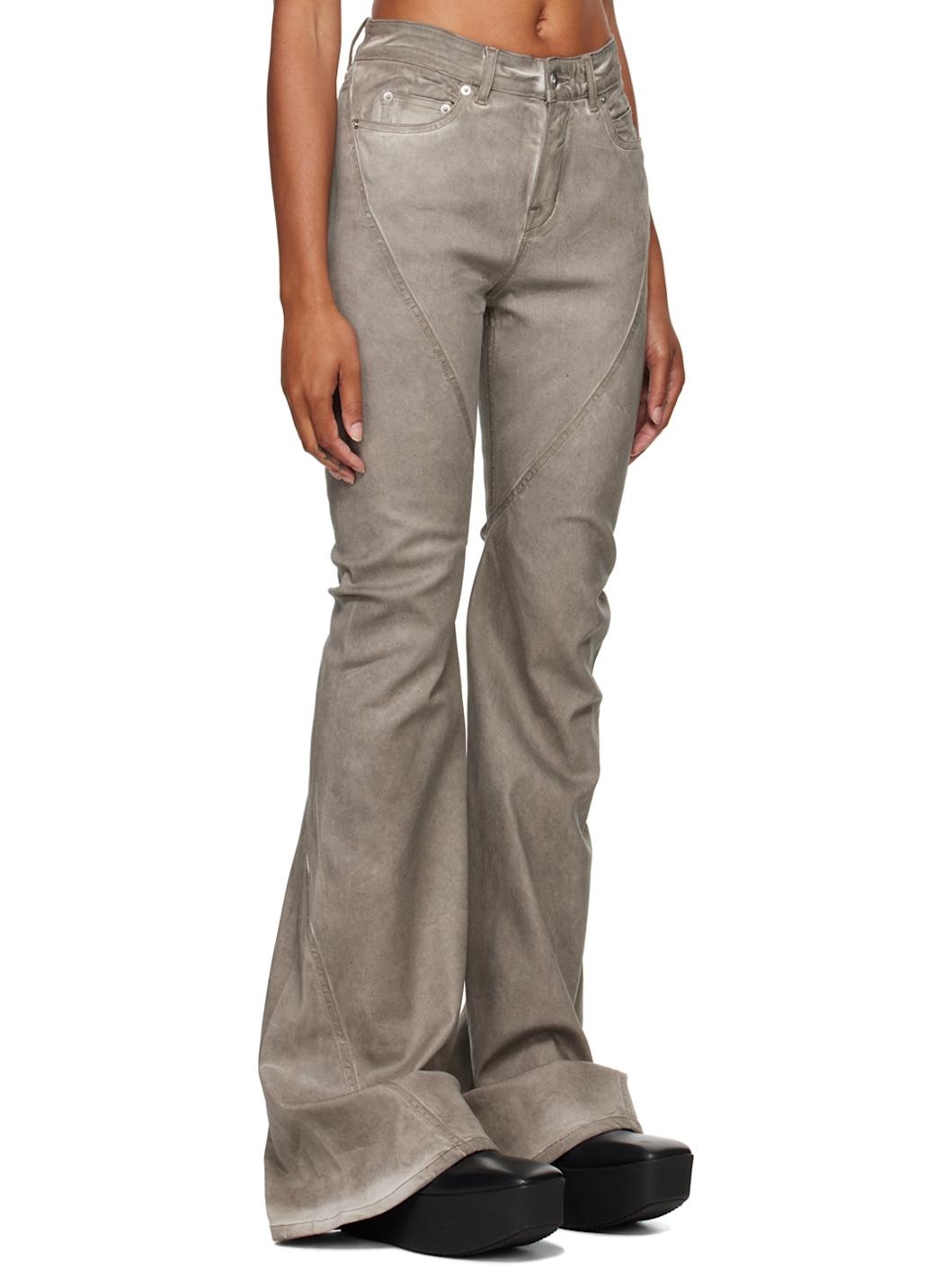Gray Porterville Bias Bootcut Jeans - 2