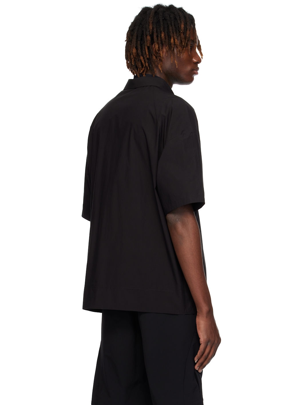 Black Half Sleeve Shirt - 3