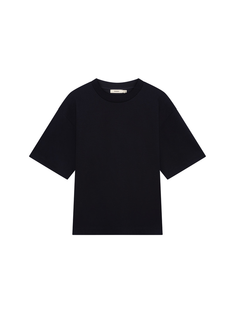 Mens Interlock Oversized T-Shirt - Black 1