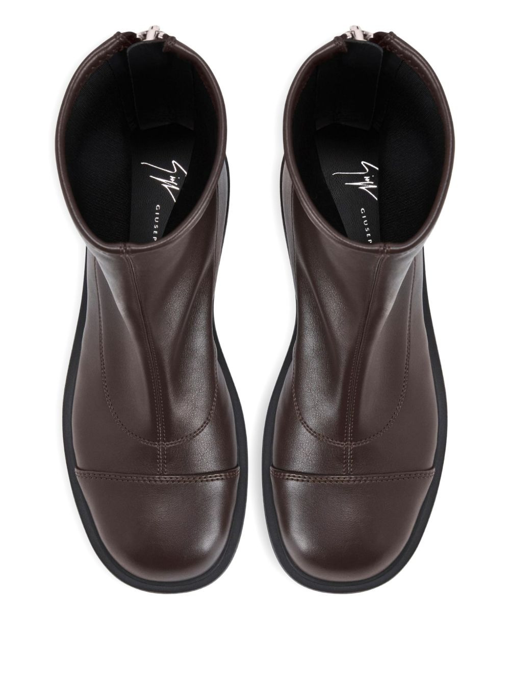 Junney zip-detail ankle boots - 3
