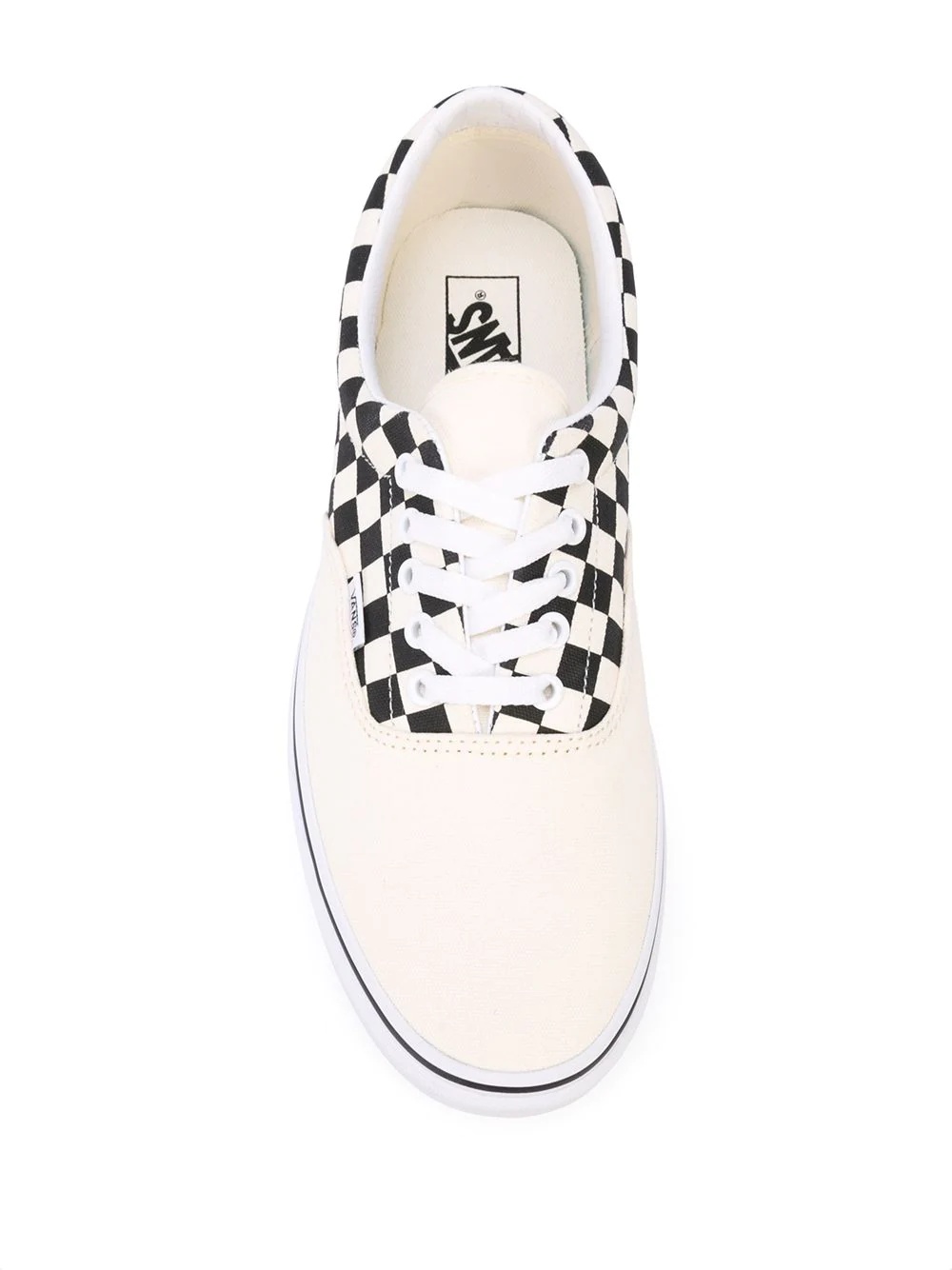 checkered sneakers - 4