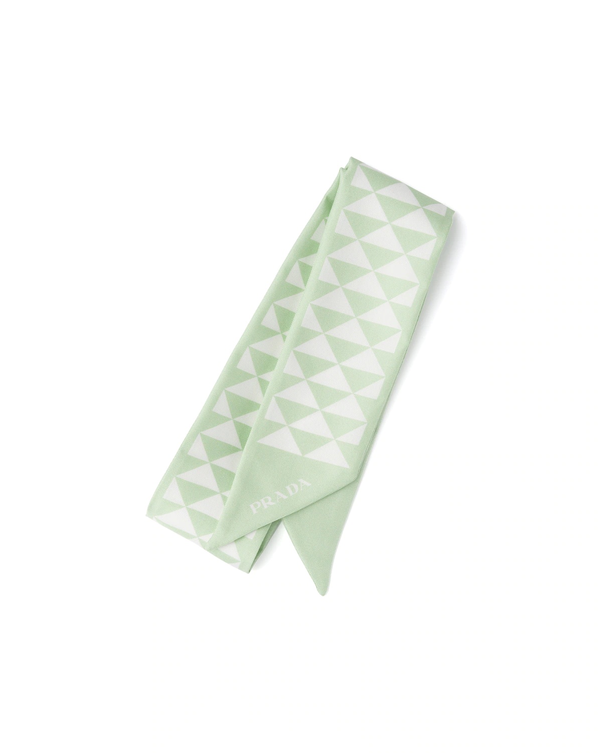 Printed twill scarf - 1