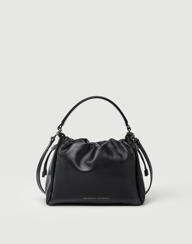 Mellow small bucket bag in soft leather with monili 1