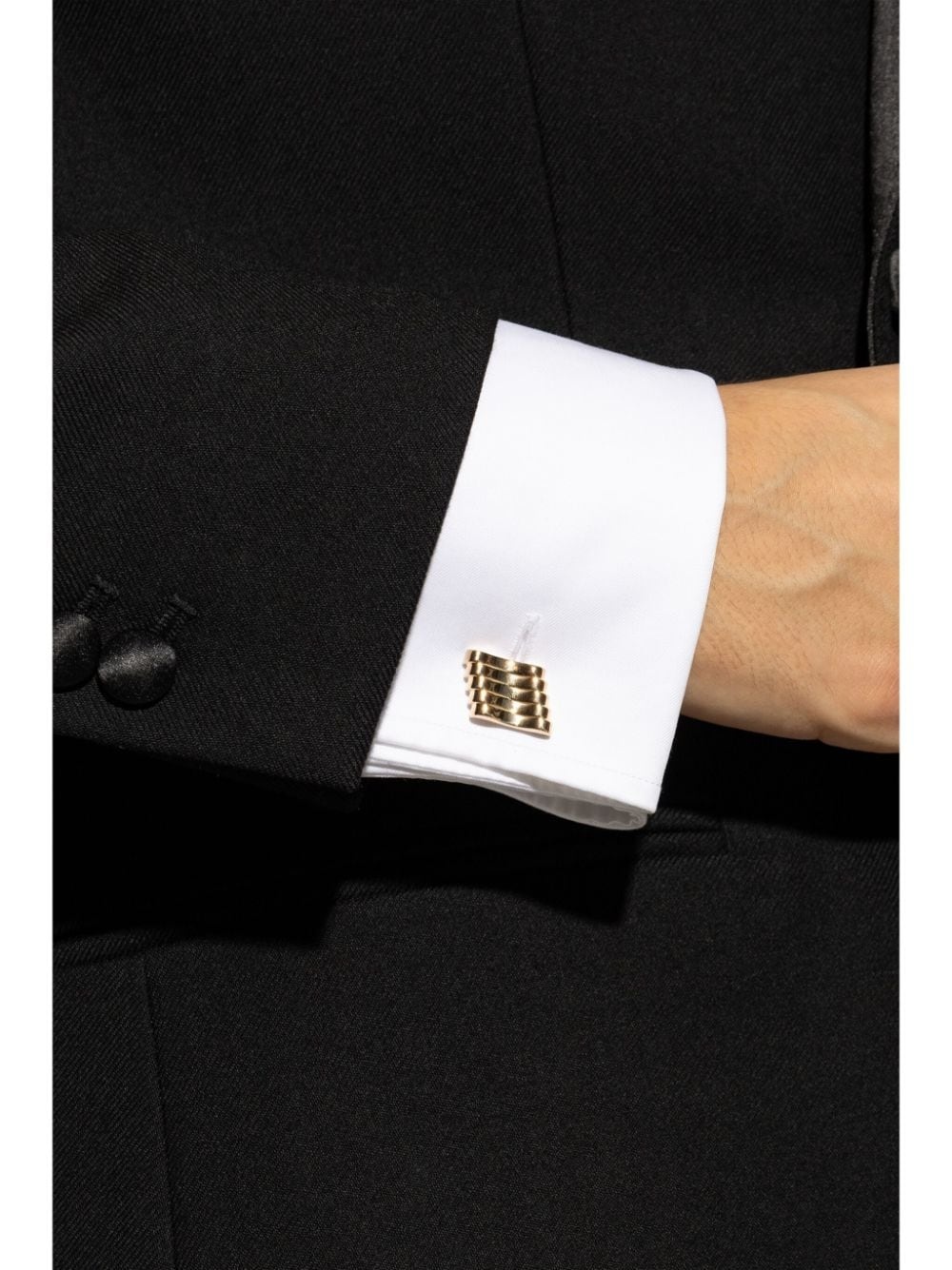 gold-tone cufflinks - 2
