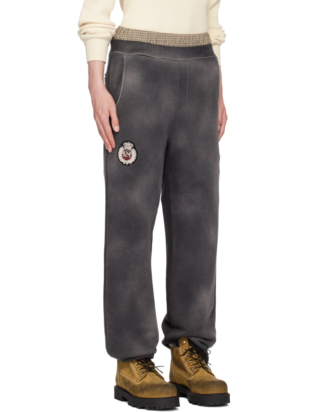 Gray Patch Sweatpants - 2