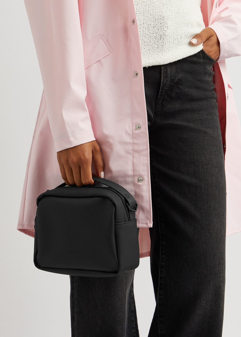 Box rubberised top handle bag - 6