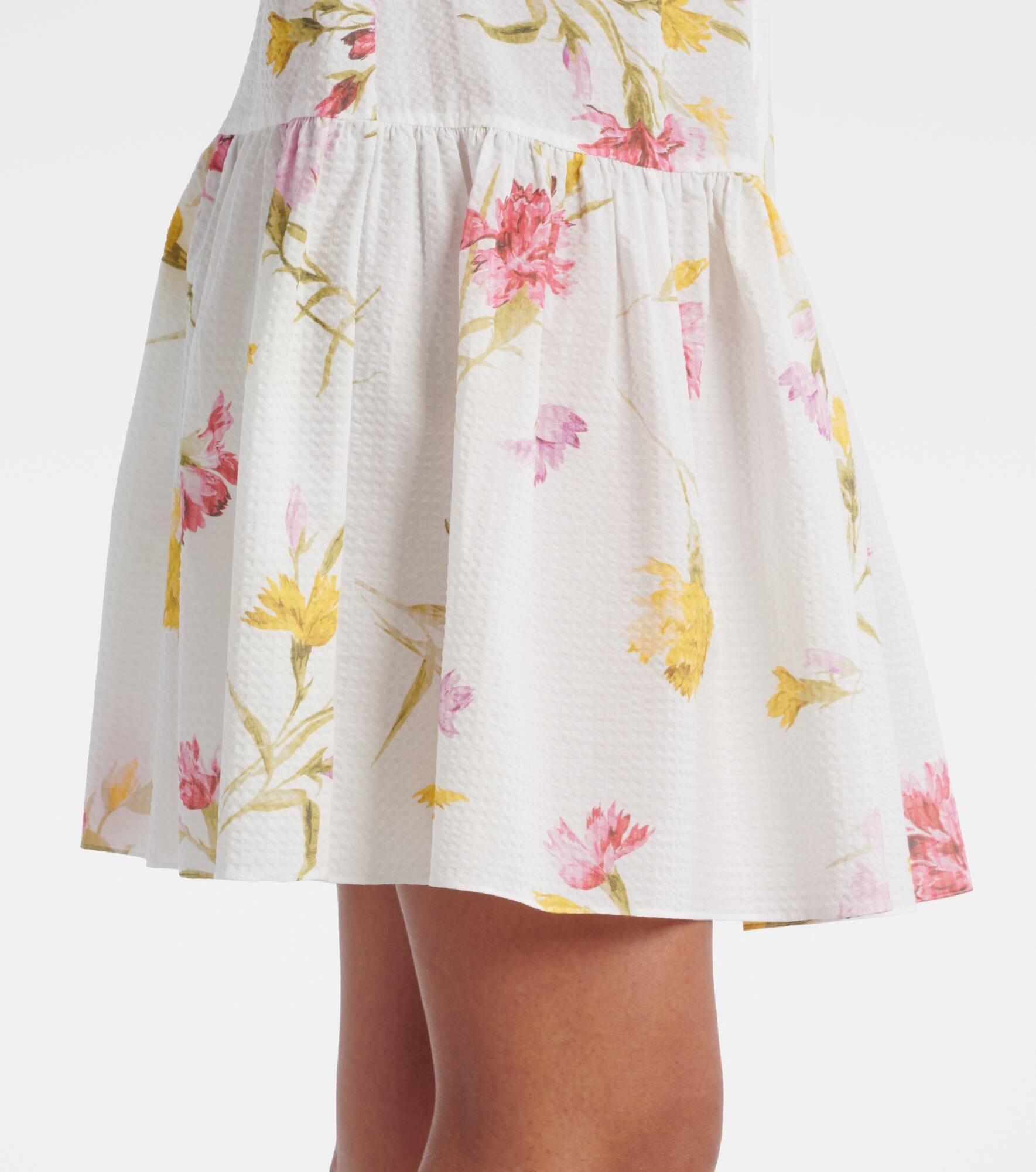 Floral cotton minidress - 5