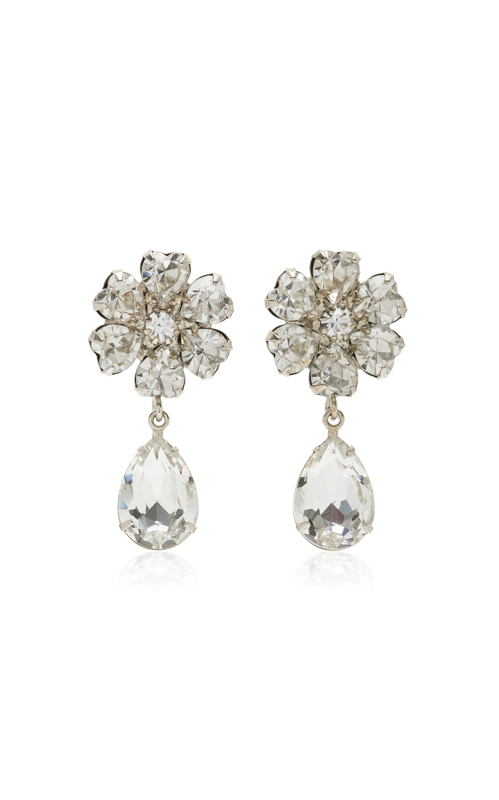 Sydney Silver-Plated Crystal Earrings silver - 1