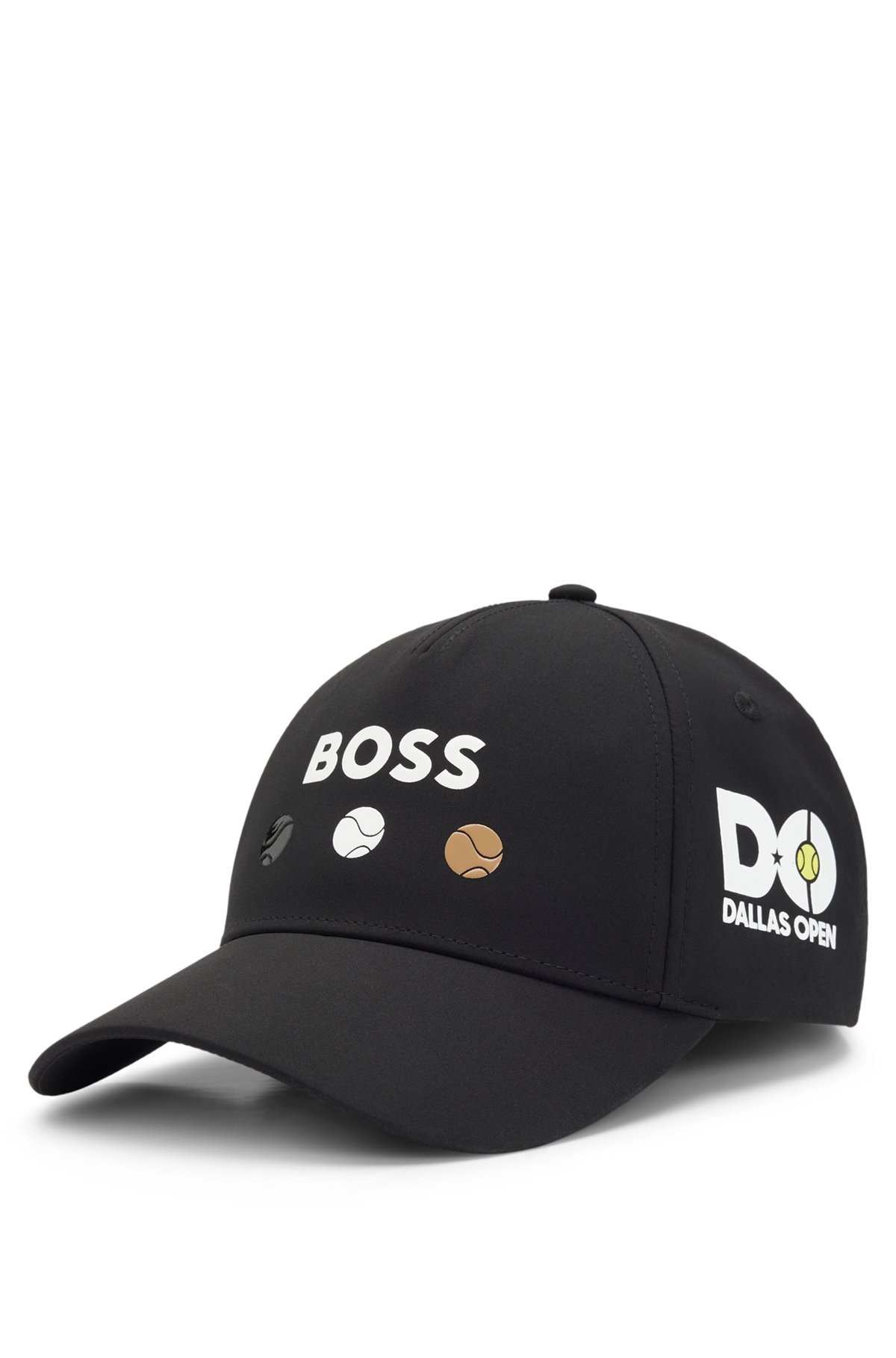LOGO-DETAILED CAP IN STRETCH NYLON - 1