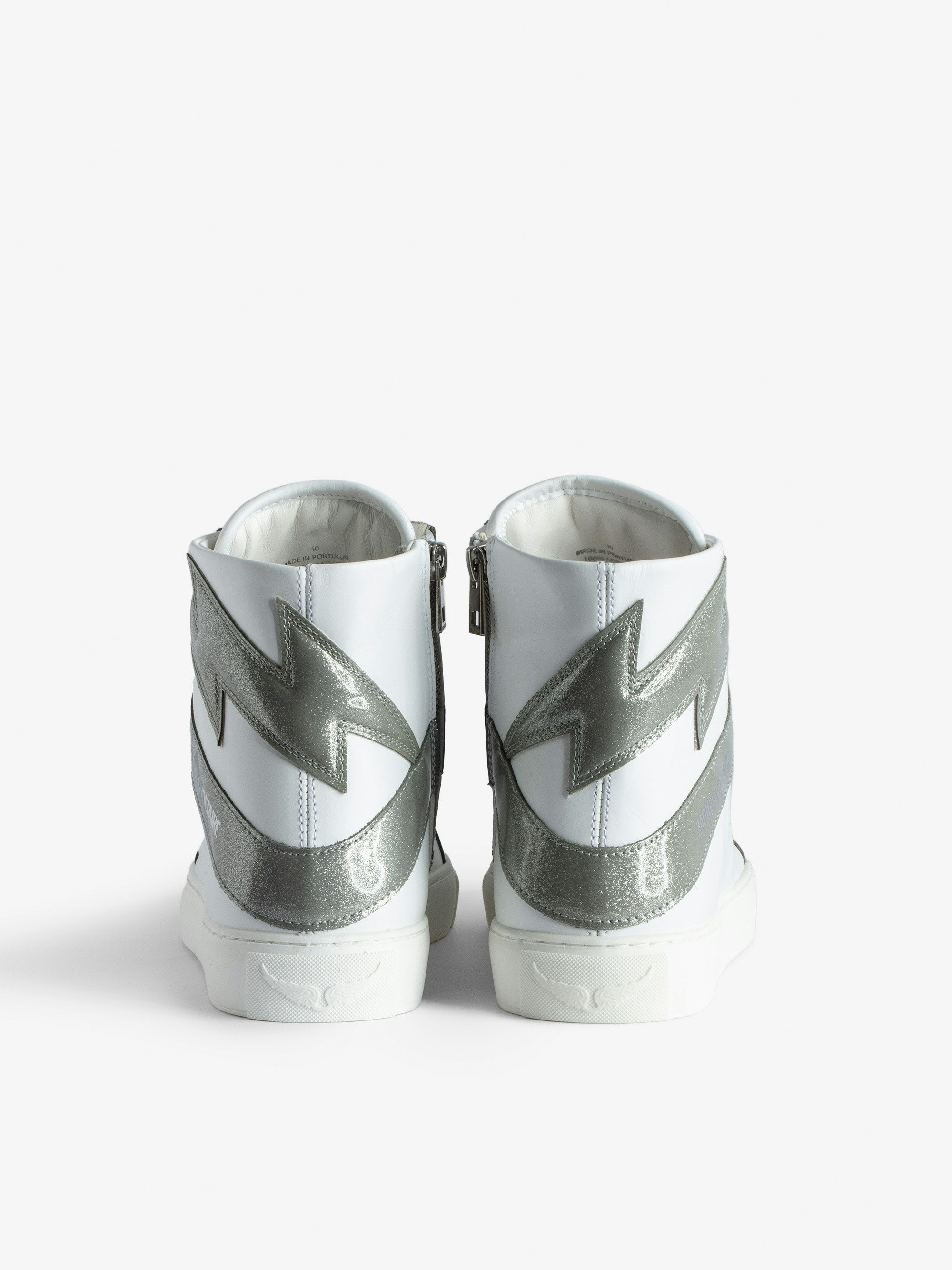 ZV1747 High Flash High-Top Trainers - 4