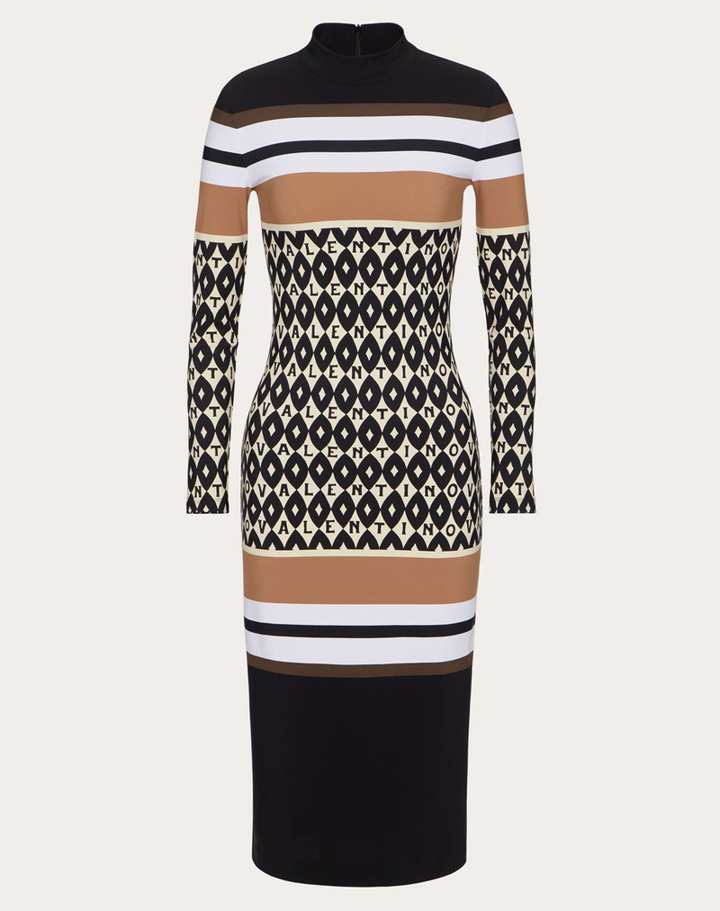 PRINTED JERSEY DRESS - 1