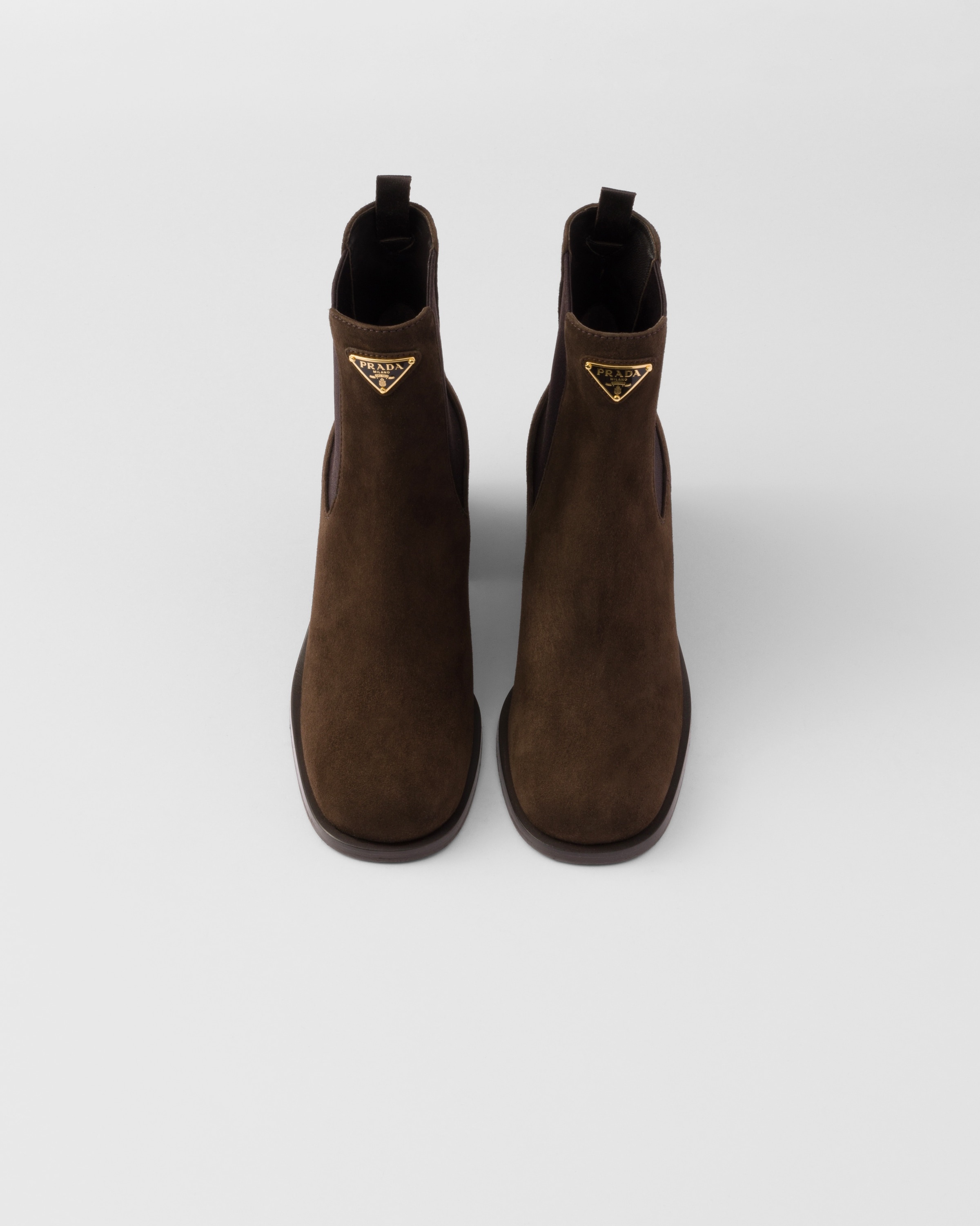 Suede booties - 4