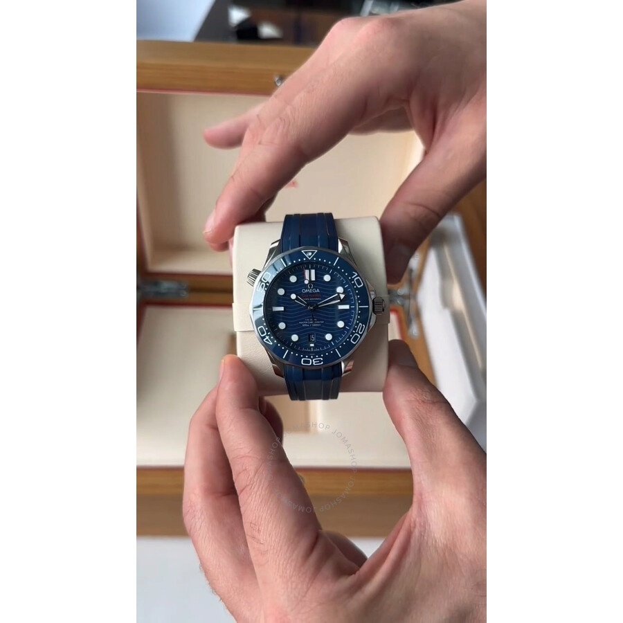 Omega Seamaster Automatic Blue Dial Men's Watch 210.32.42.20.03.001 - 5