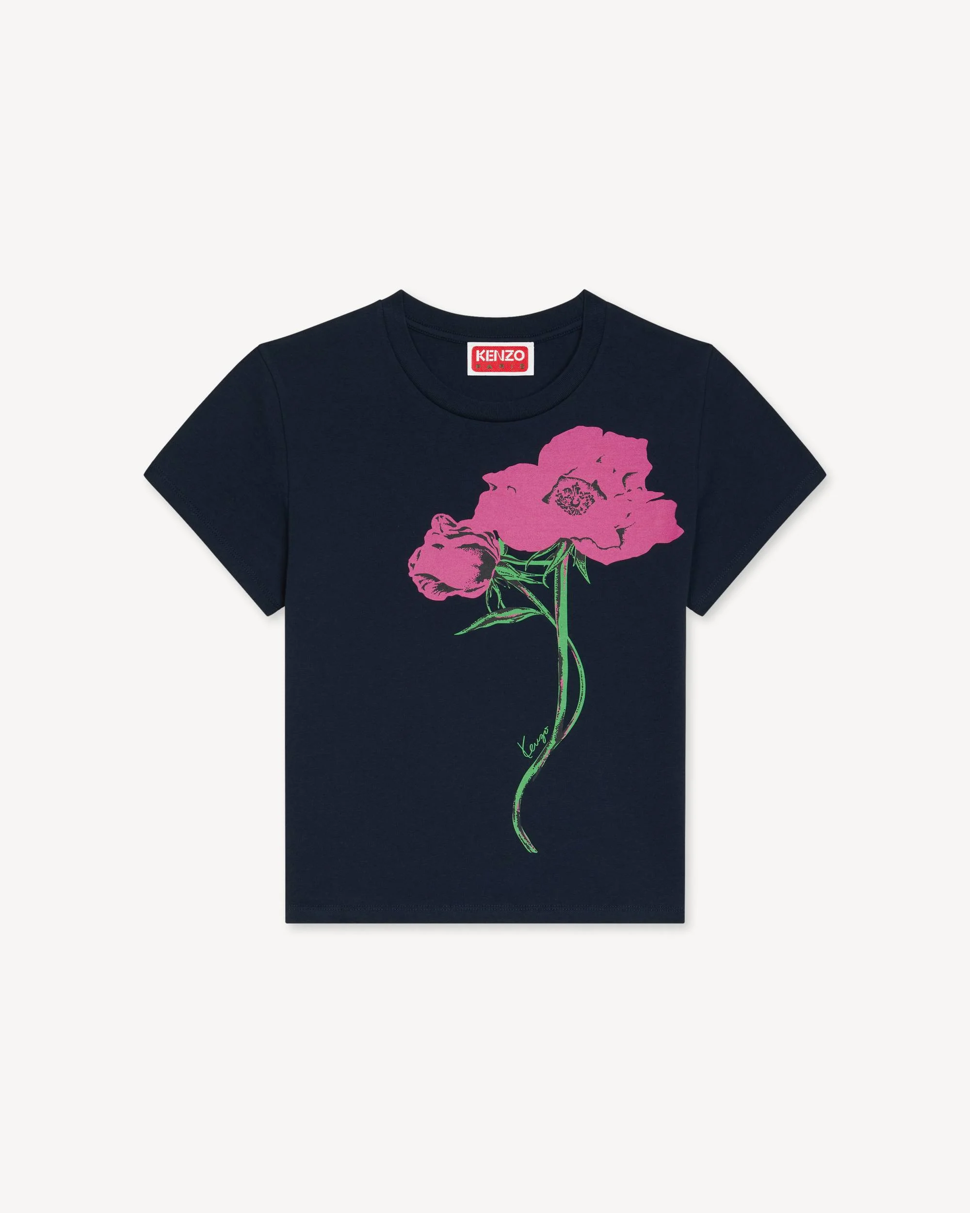 'KENZO Pop Rose' T-shirt in cotton - 1