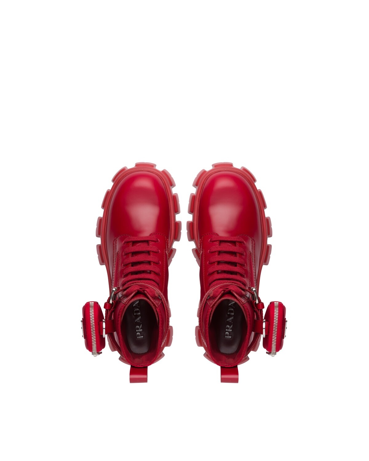 Monolith brushed leather and nylon boots - 4