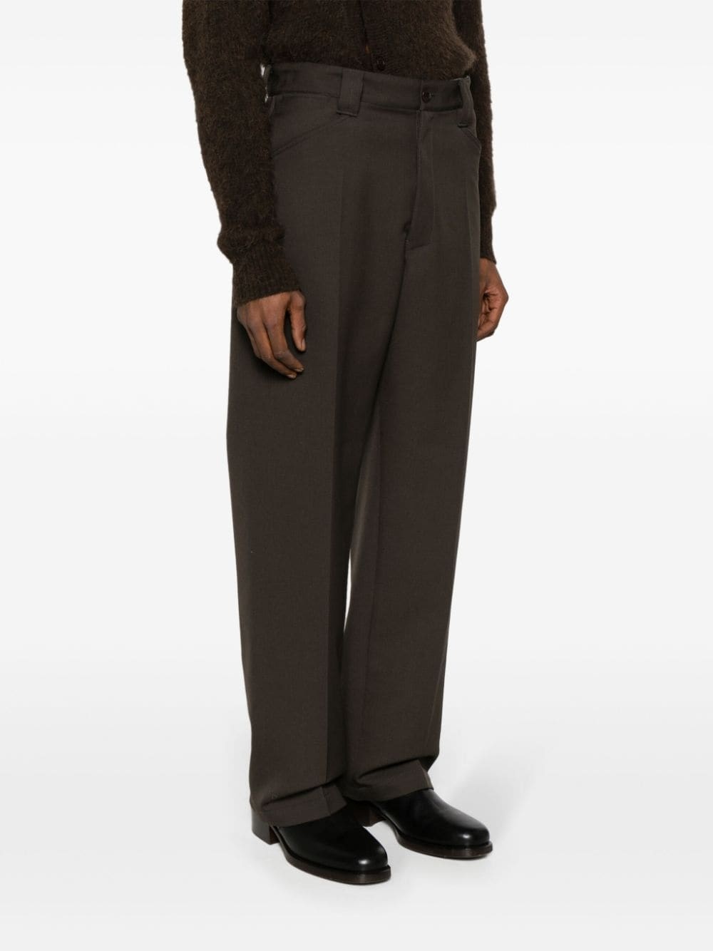 straight-leg trousers - 3