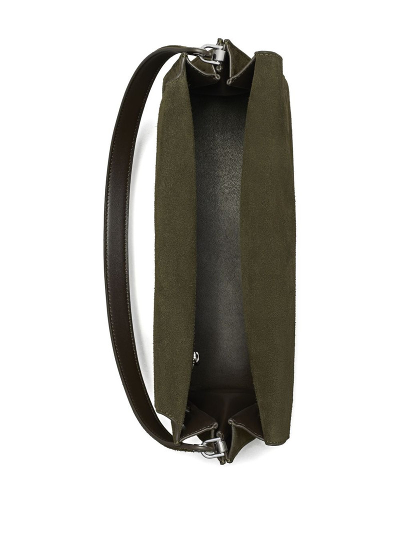 large Lee Radziwill suede shoulder bag 5