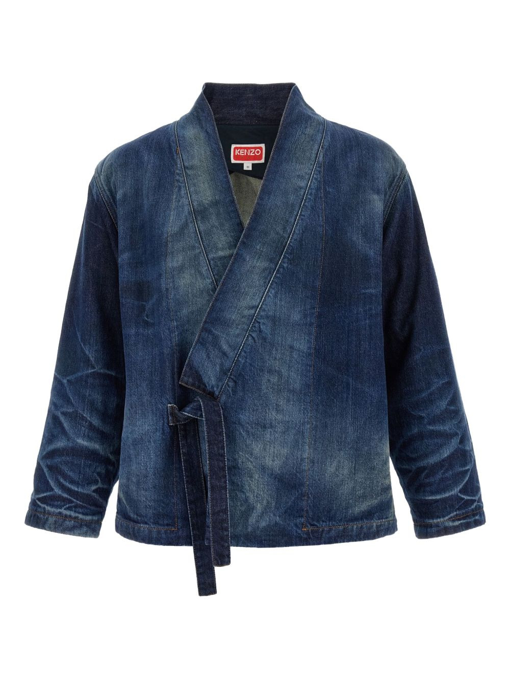 TIE-FRONT DENIM JACKET - 1