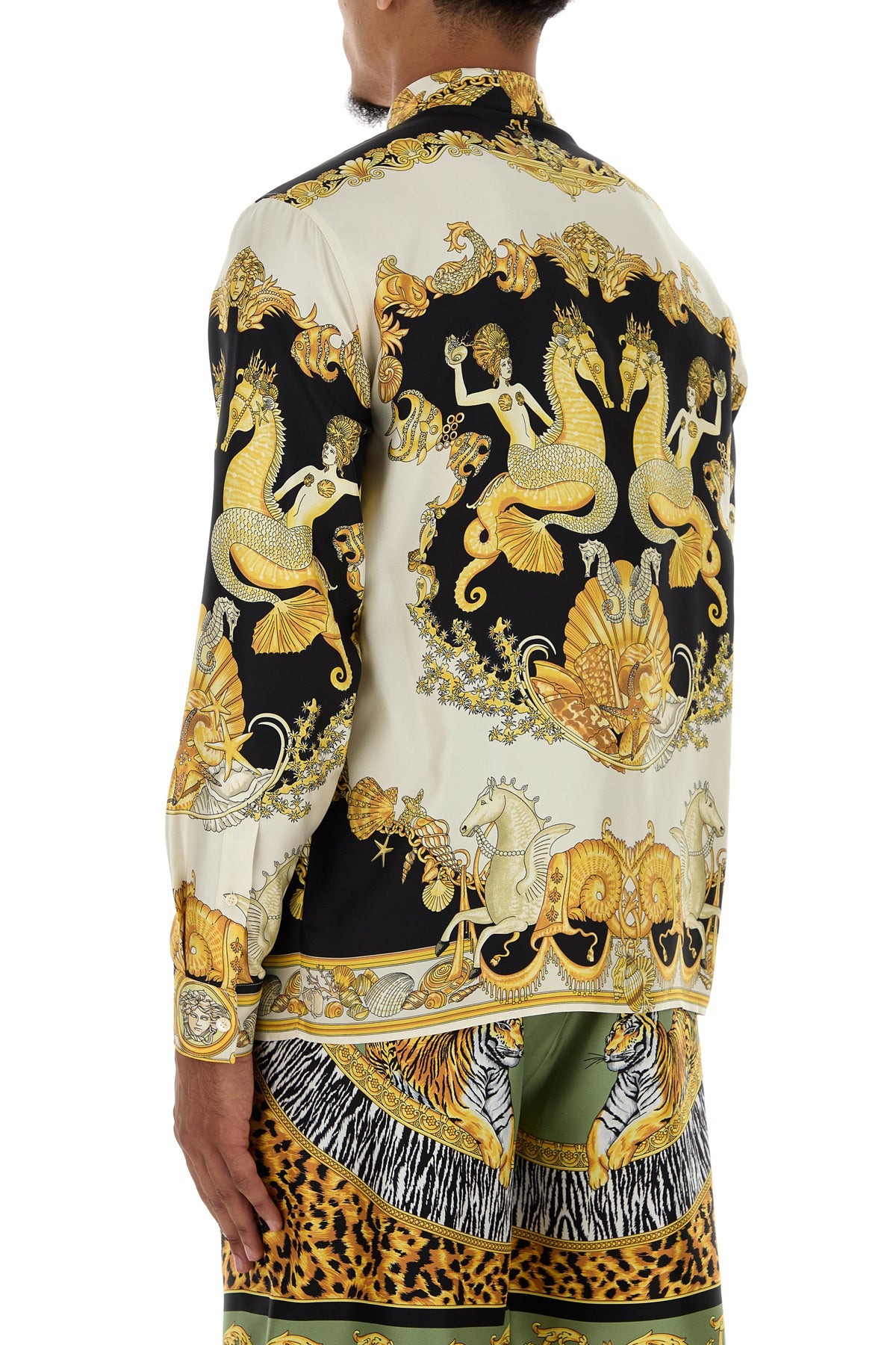 Printed silk shirt - 4