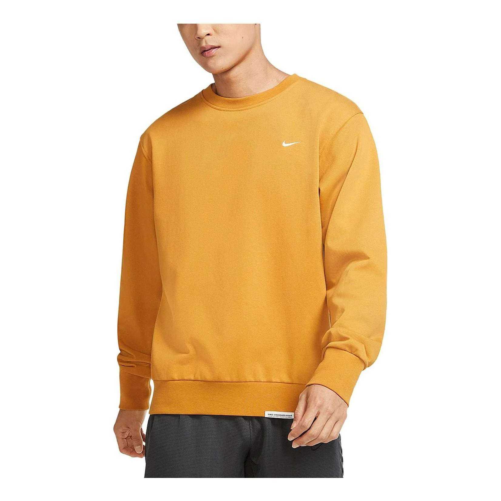 Nike Solo Swoosh Fleece Crew 'Orange' CK6359-712 - 1