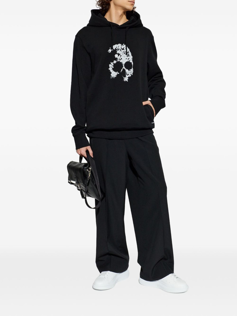 Alexander McQueen skull-print hoodie outlook