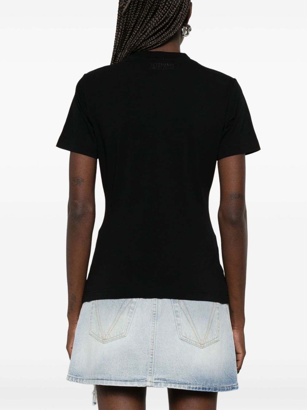 logo-embroidered T-shirt - 4