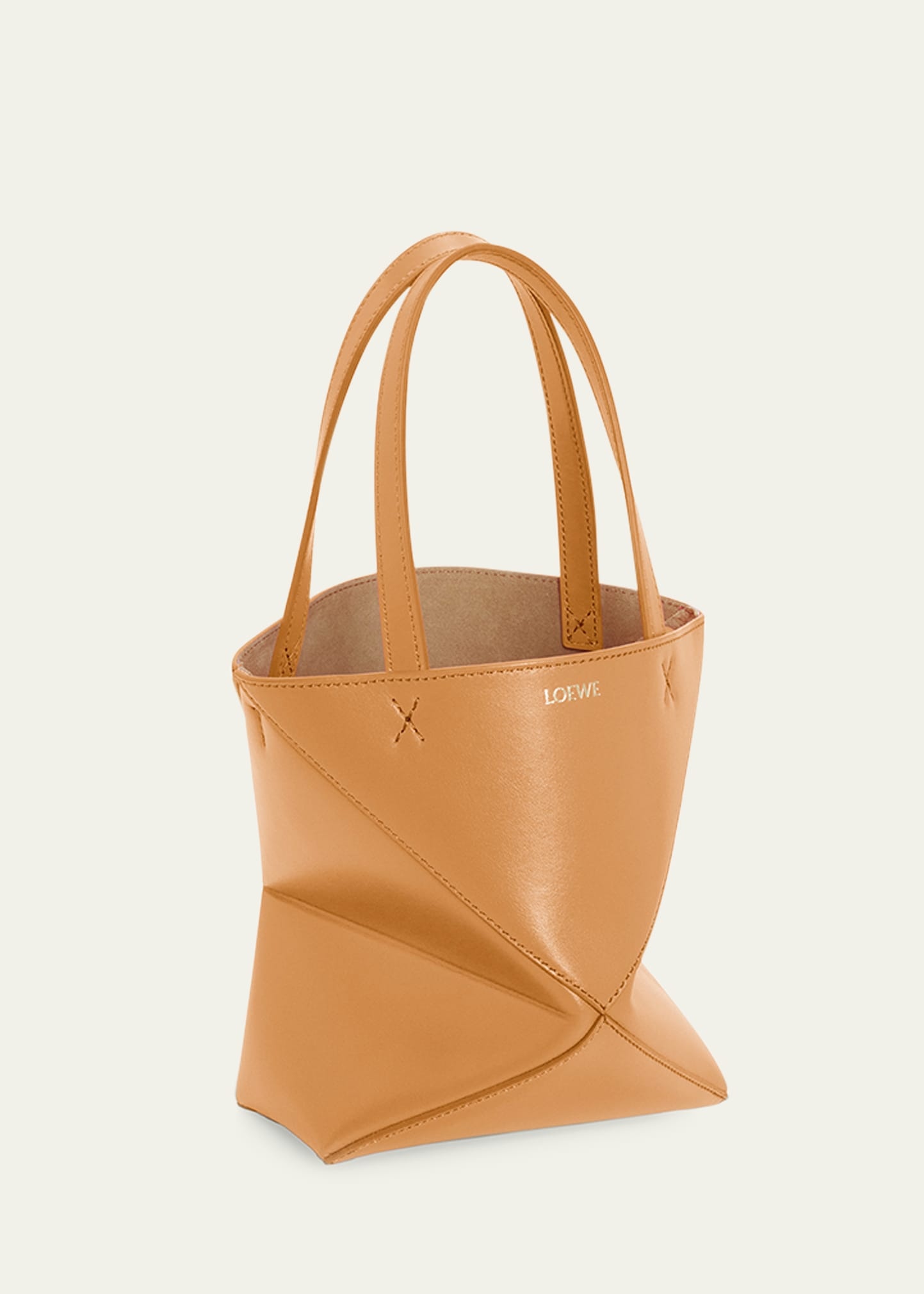 Puzzle Mini Leather Top-Handle Bag - 3