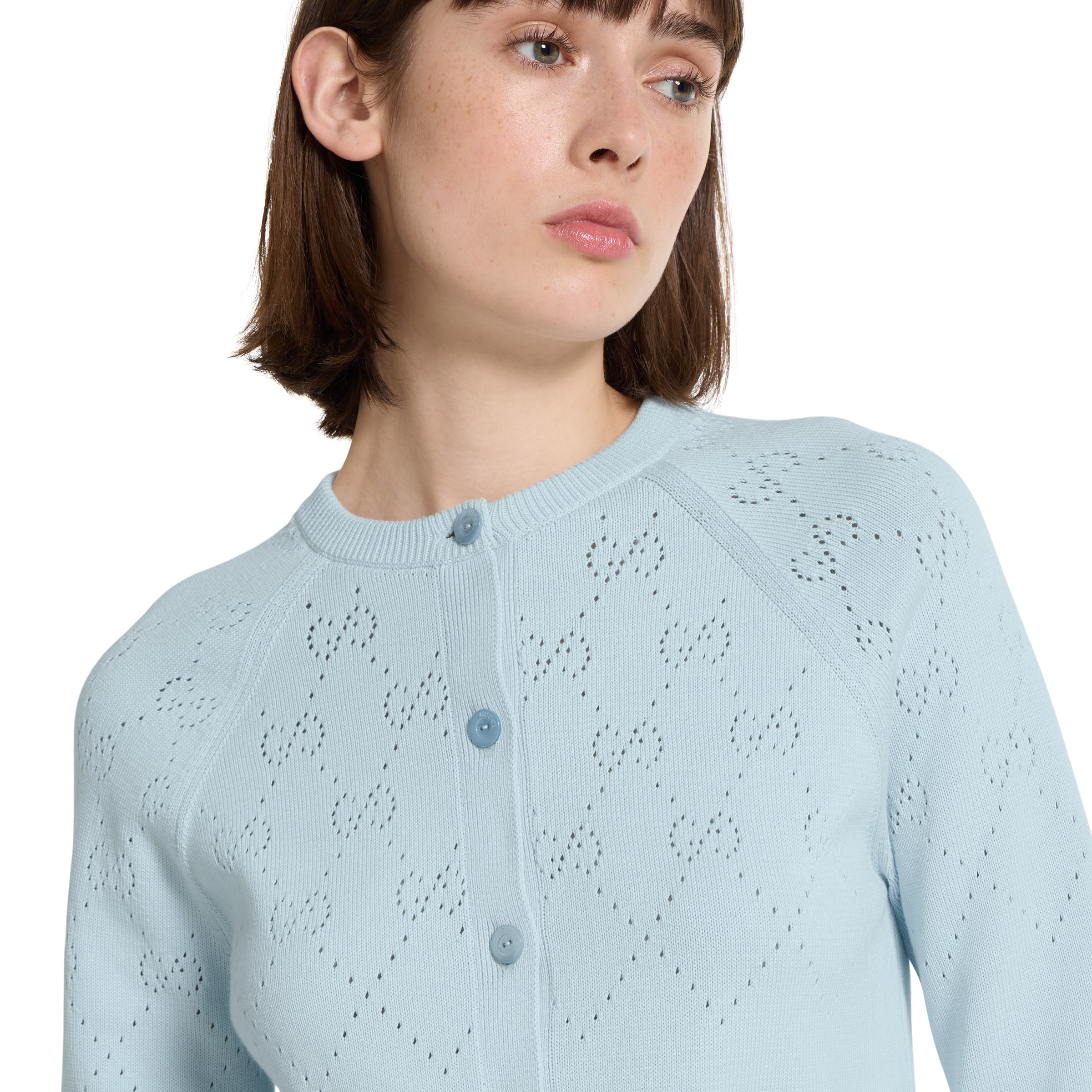 GG cotton cardigan - 5