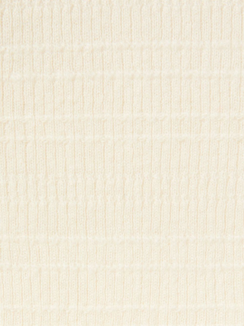 scallop-trimmed wool-blend sweater - 4