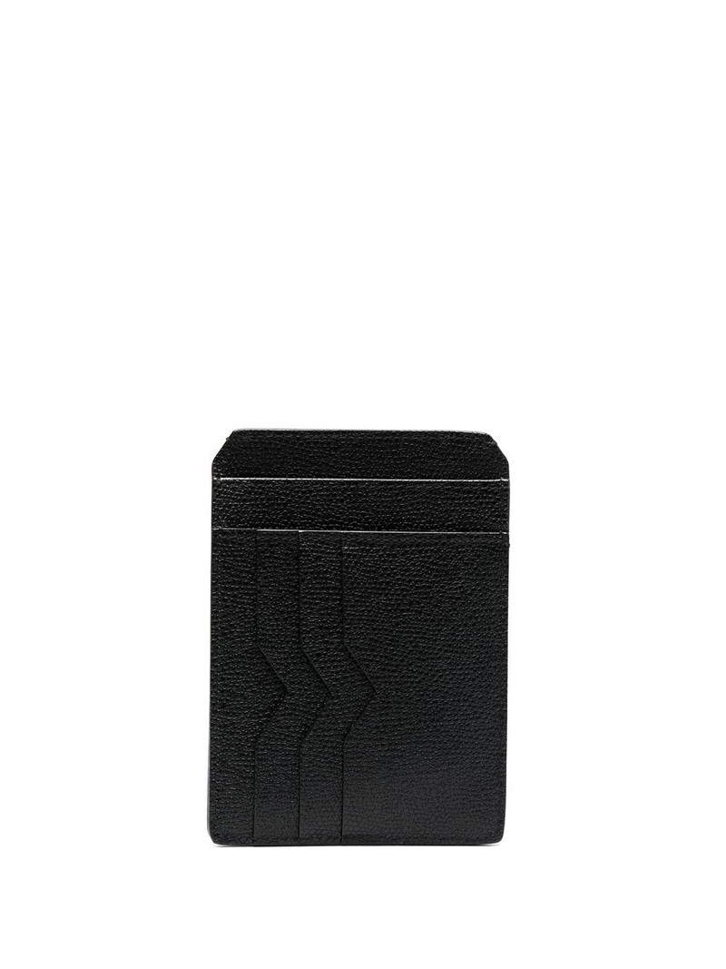 Valextra logo-print leather cardholder outlook